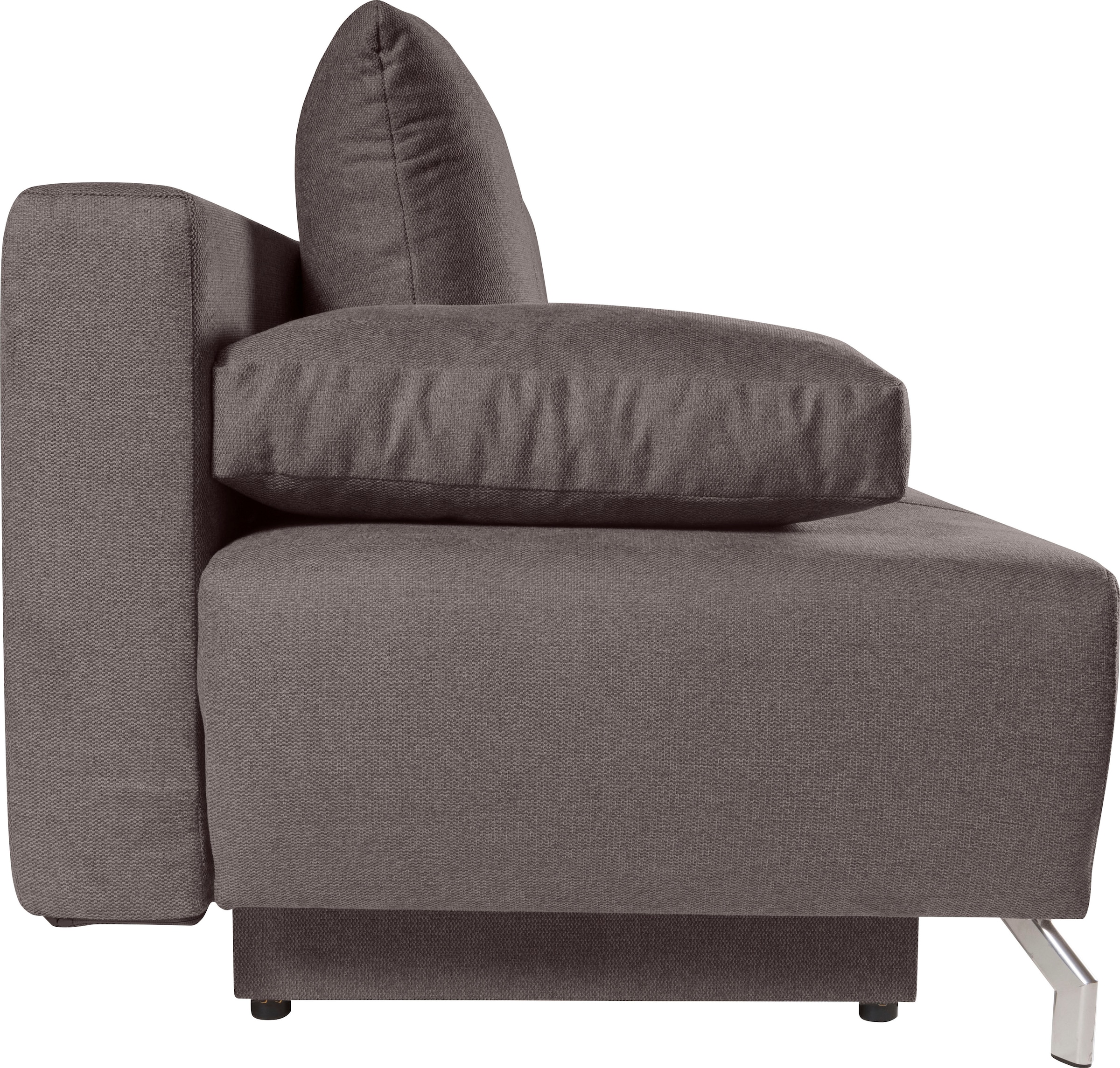 WERK2 Schlafsofa »Troya«, 2-Sitzer Sofa und Schlafcouch mit Federkern & Bettkasten