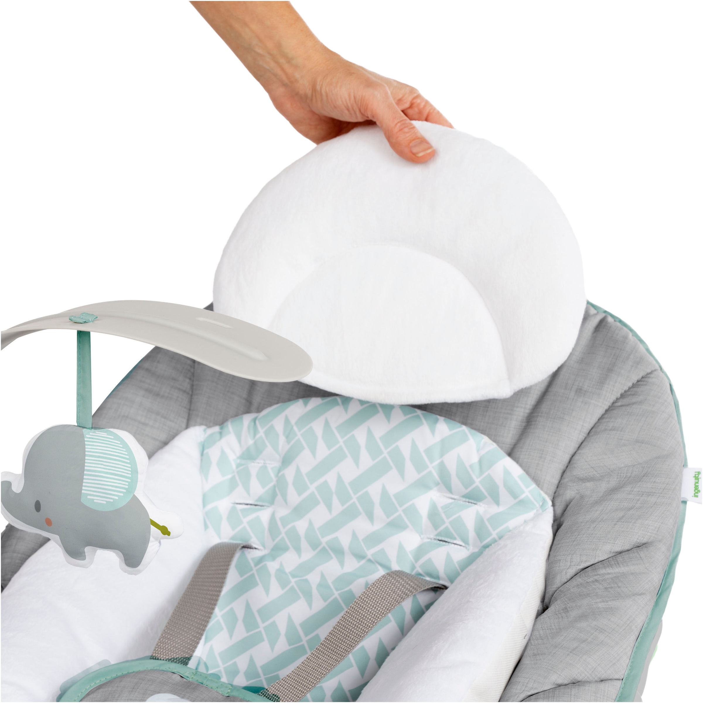 ingenuity Babywippe »Keep Cozy, Weaver«, bis 18 kg, mit abnehmbarem Hängespielzeug