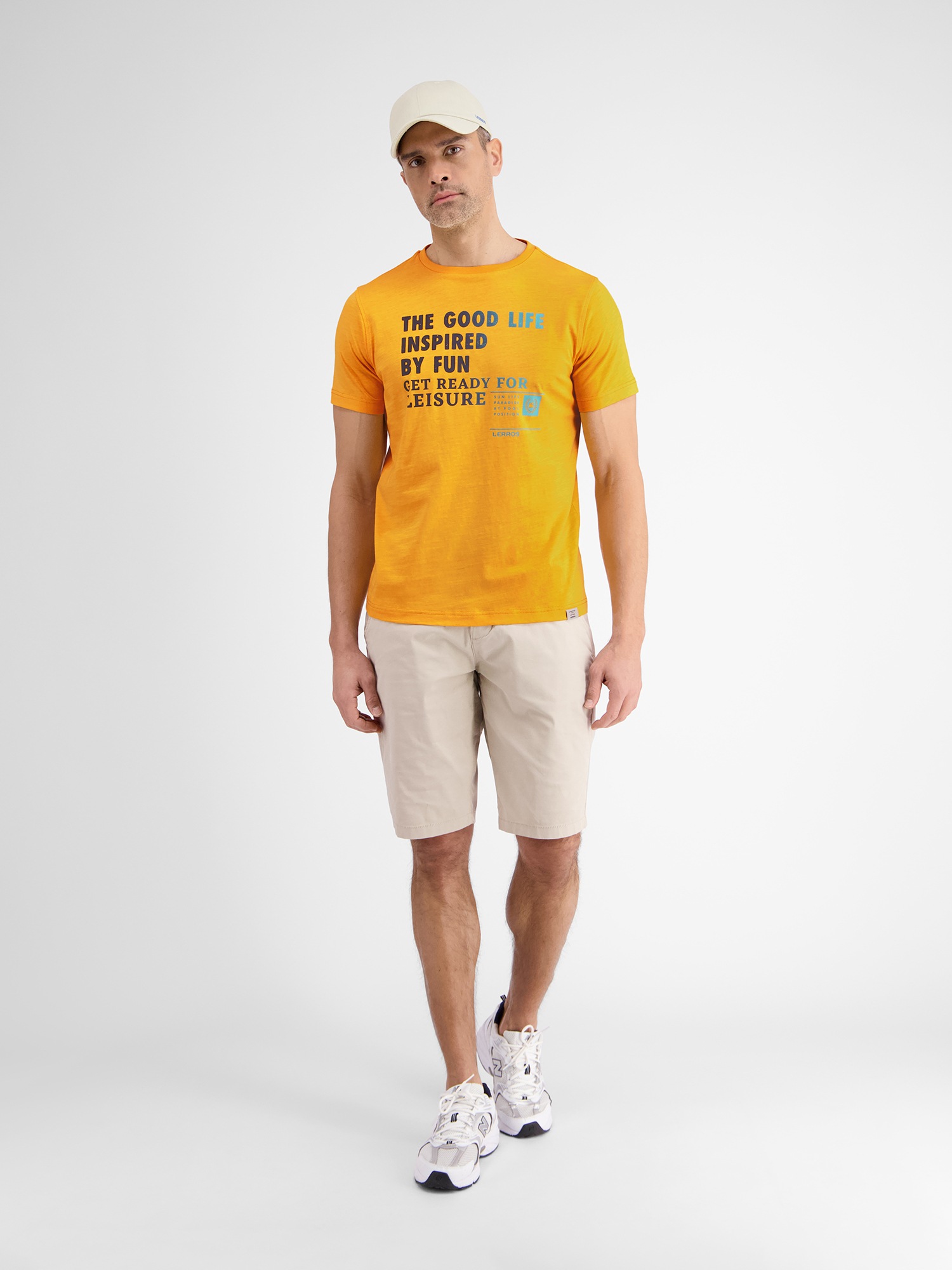 LERROS T-Shirt »LERROS Herren T-Shirt mit Frontprint«