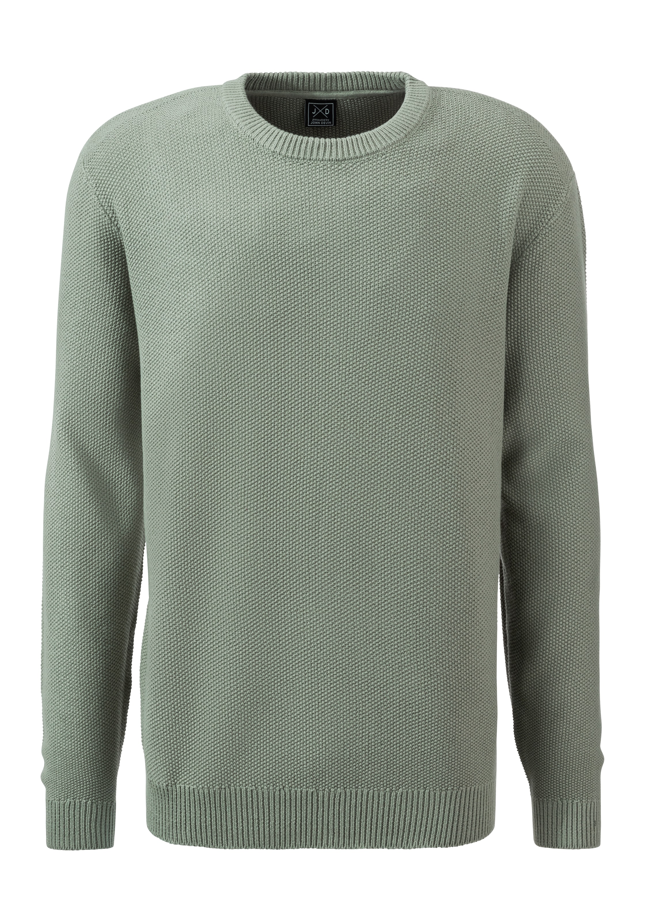 John Devin Strickpullover, Pullover in modischer Strickstruktur