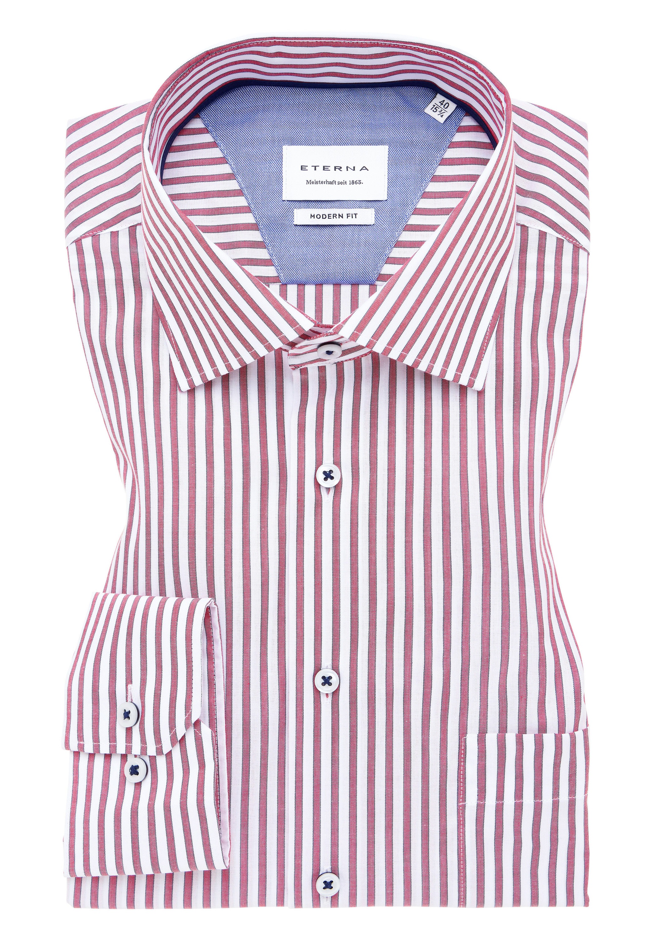 Eterna Langarmhemd »MODERN FIT«, NON IRON (bügelfrei)