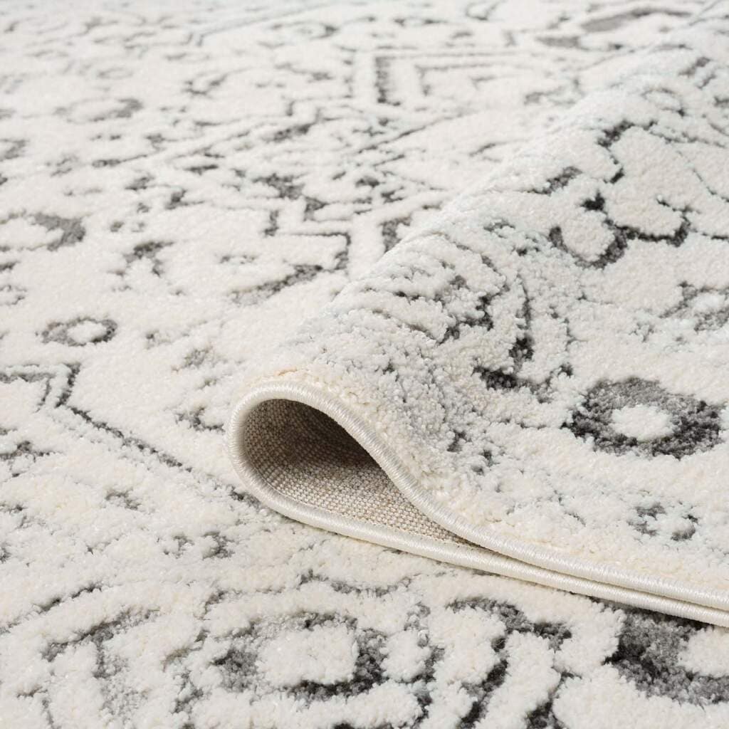 Carpet City Teppich »LOUNGE 0638«, rechteckig, 15 mm Höhe, Kurzflor-Teppich Modern, Hoch-Tief-Struktur, Wohnzimmer, Schlafzimmer