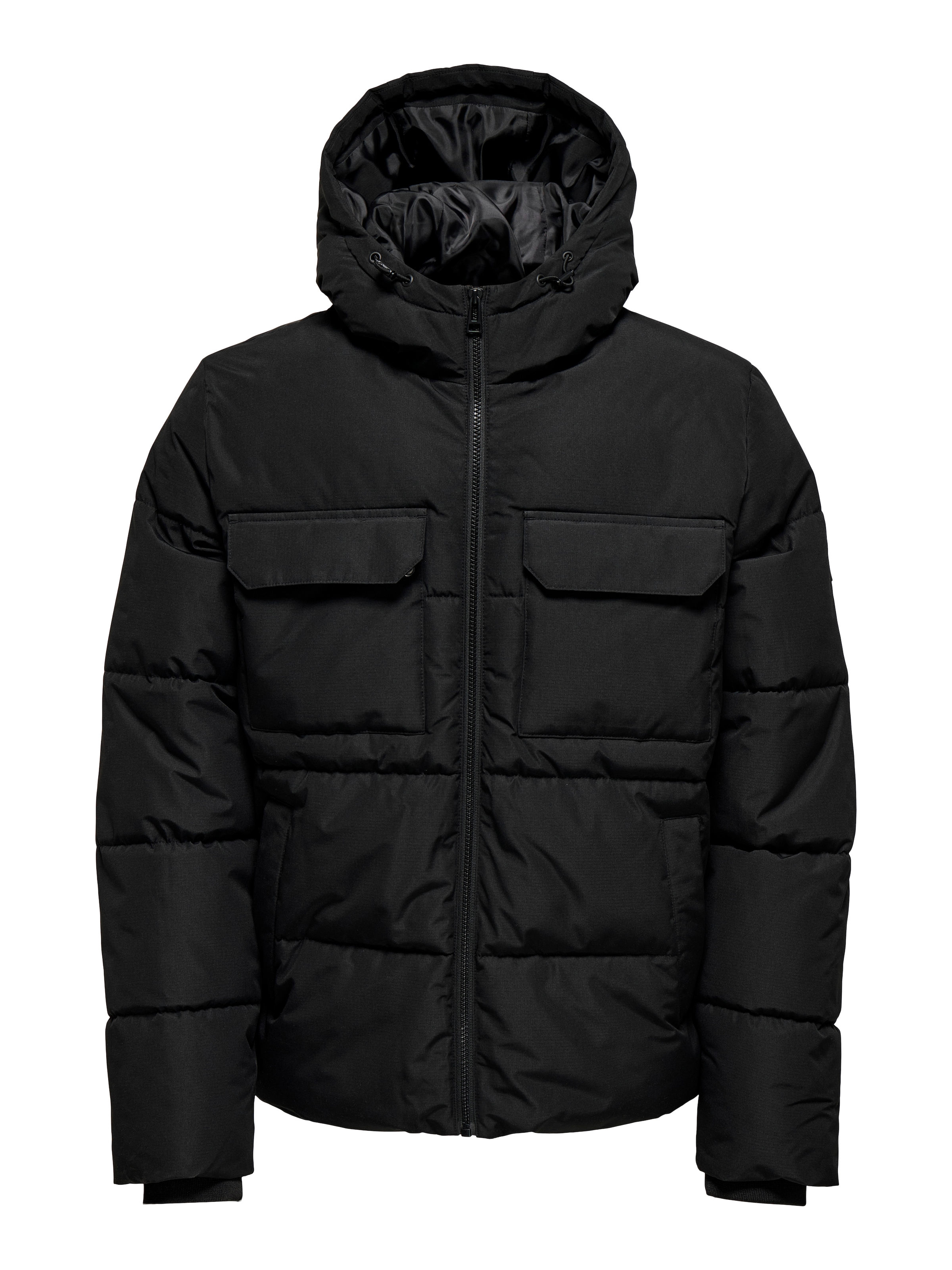 ONLY & SONS Steppjacke »ONSELIJAH PCKT. HOOD JACKET OTW NOOS«, mit Kapuze