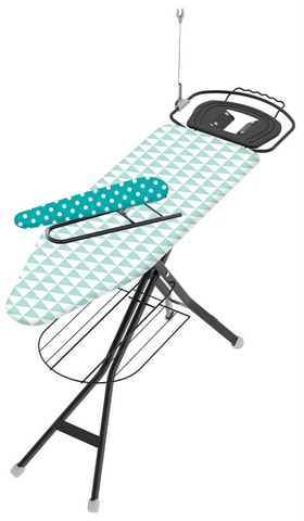 Bischof Bügelbrett »Aquario« Bügelfläche 120 cmx40 cm inklusive Ärmelbrett, Made in Italy in bunt