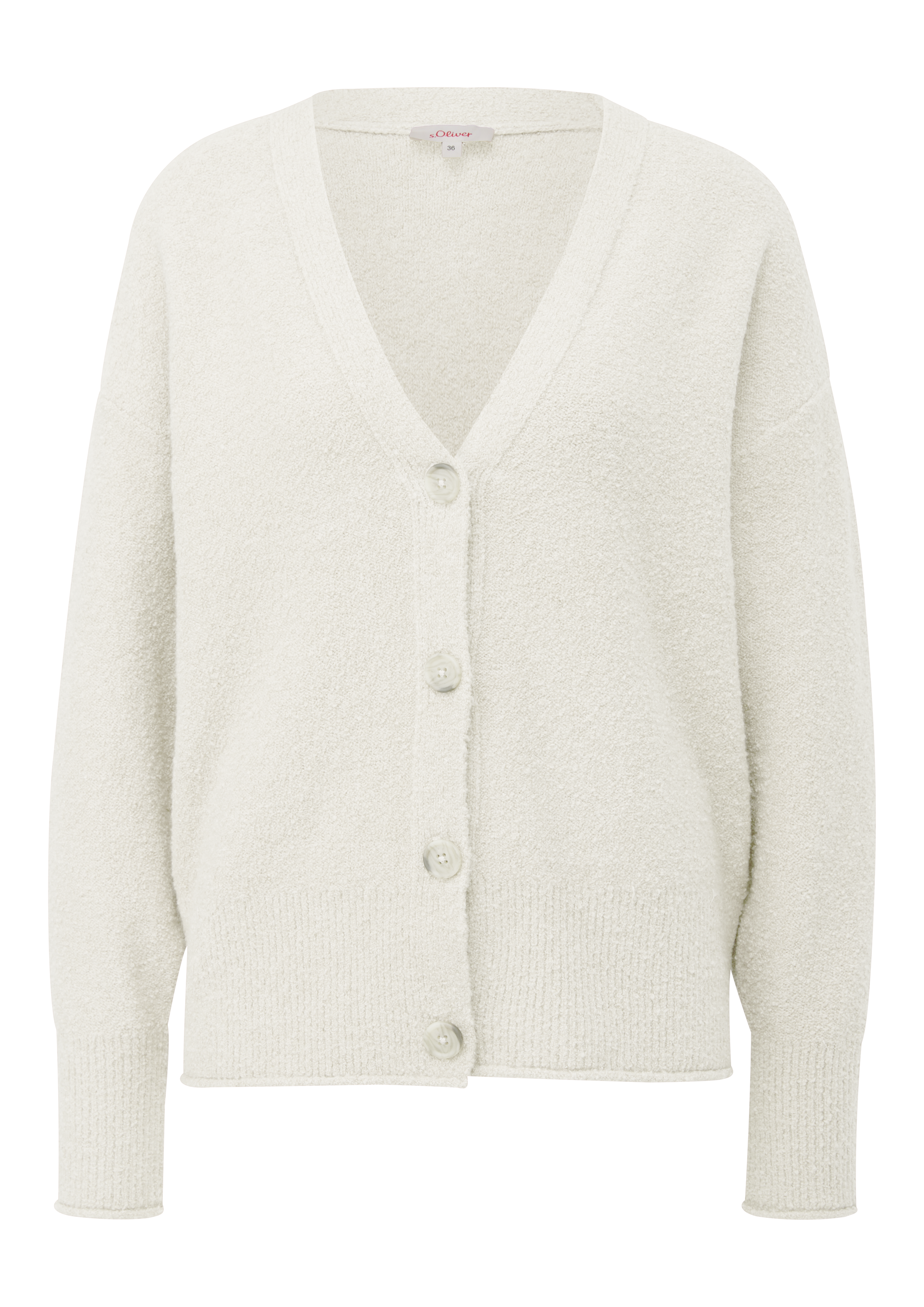 s.Oliver Strickjacke, mit V-Ausschnitt und Knopfleiste