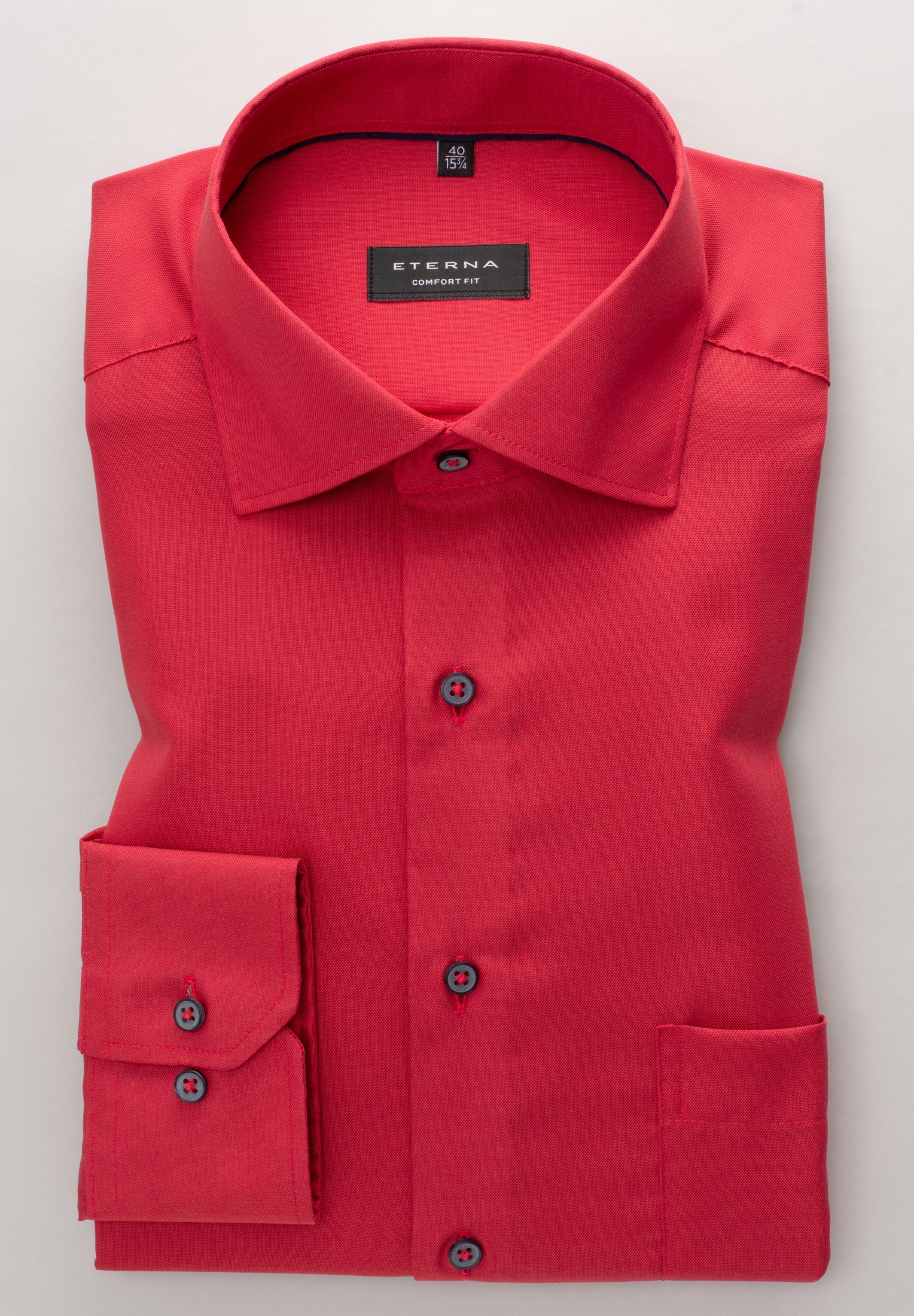 Eterna Langarmhemd »COMFORT FIT«, NON IRON (bügelfrei)