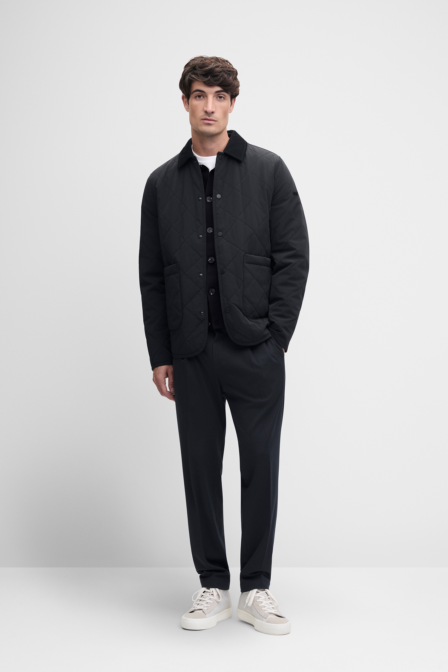 Cinque Steppjacke »CISPARK« Slim Fit, leicht wattiert, Druckknopf‑Verschluss