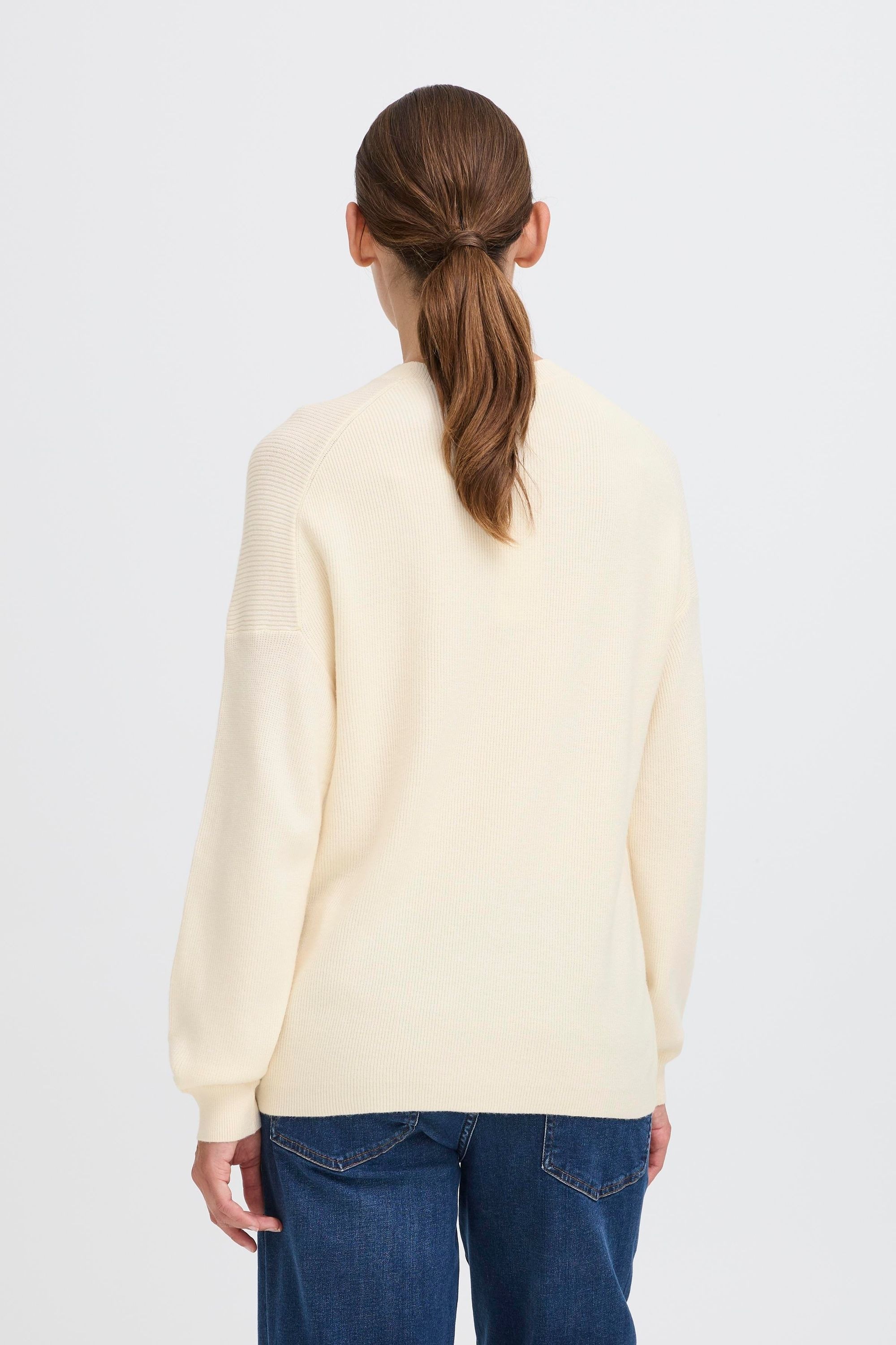 OXMO Strickfleece-Pullover »Strickpullover OXIFANSY«
