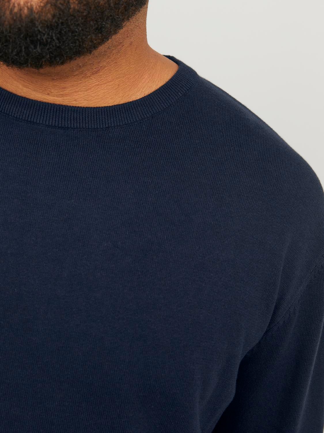 Jack & Jones PlusSize Strickpullover »JJEBASIC KNIT CREW NECK NOOS PLS«