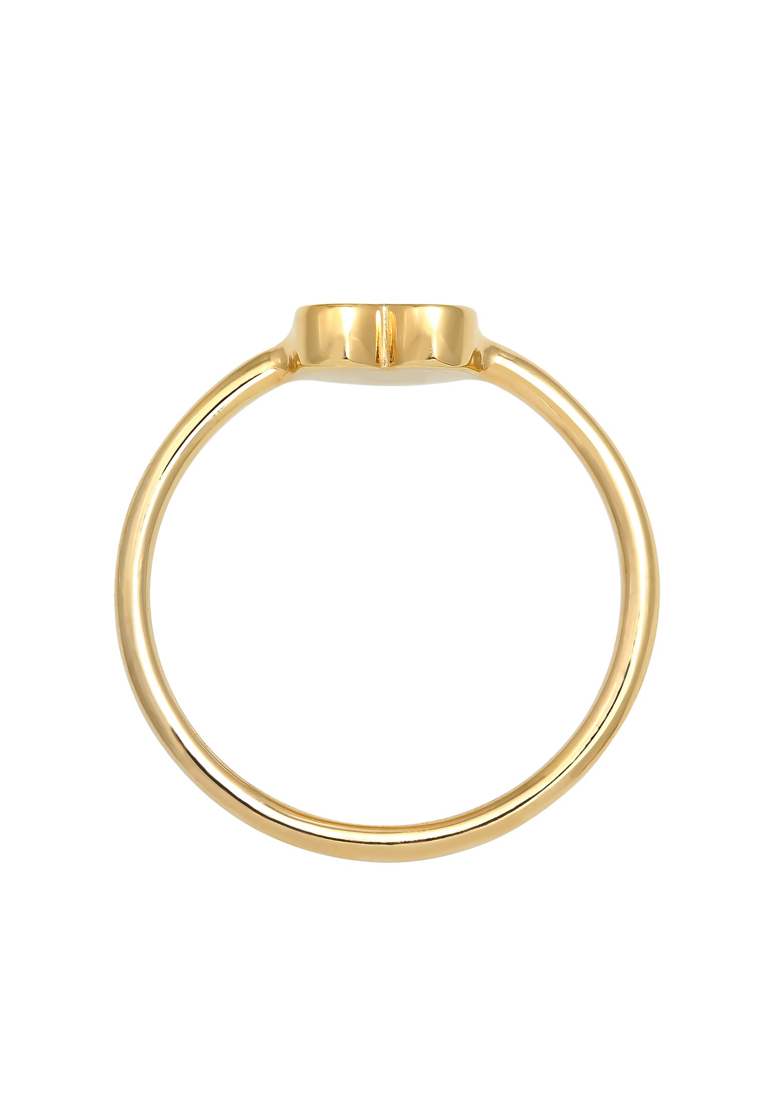 Elli Fingerring »Ring Herz Liebe Valentinstag Zeitlos 925 Silber«