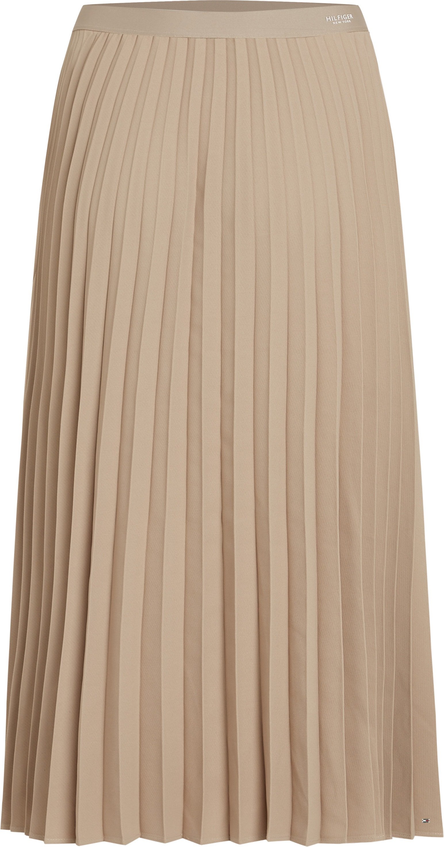 Tommy Hilfiger Plisseerock »FLUID PLEATED PULL ON MIDI SKIRT«, mit rundum Falten
