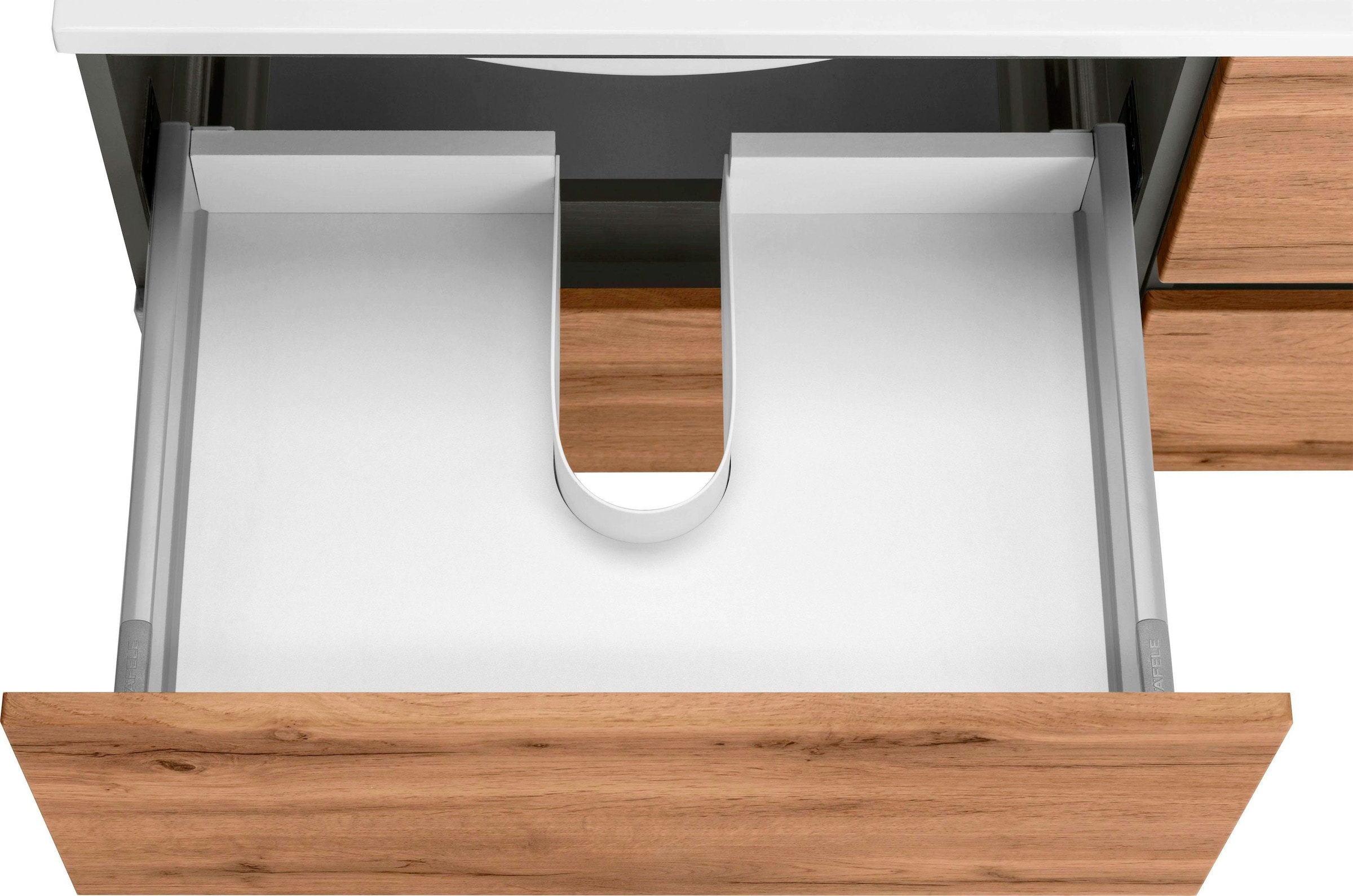 welltime Badmöbel-Set »Lucca« 2 Stk. tlg. Doppelwaschtisch, Breite 120 cm