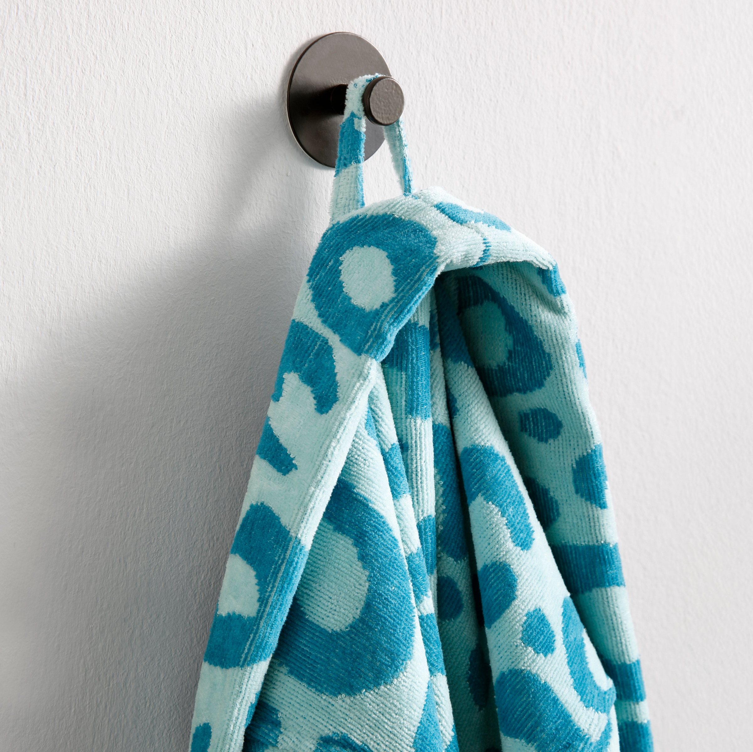 OTTO home Unisex-Bademantel »Anna Leo, ideal für Sauna & Spa, Hotelbademantel, Morgenmantel« 1 Stk. für Damen & Herren, mit Taschen, S-3XL, trendiger Animal Print