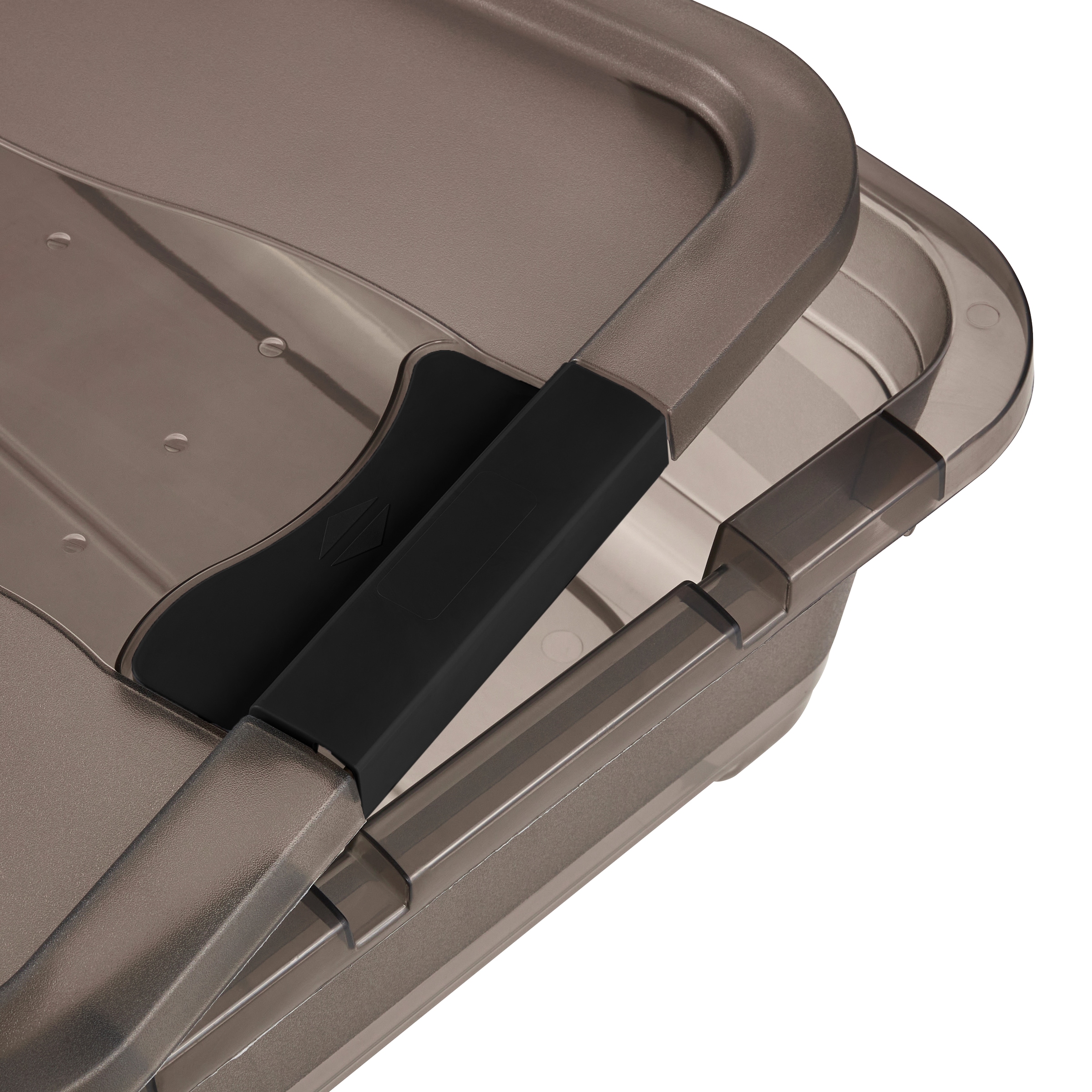 keeeper Aufbewahrungsbox »Cornelia, 2er Set, 28 L, 59 x 39 x 19,5 cm« durch Clips verschließbar, Griffe am Boden