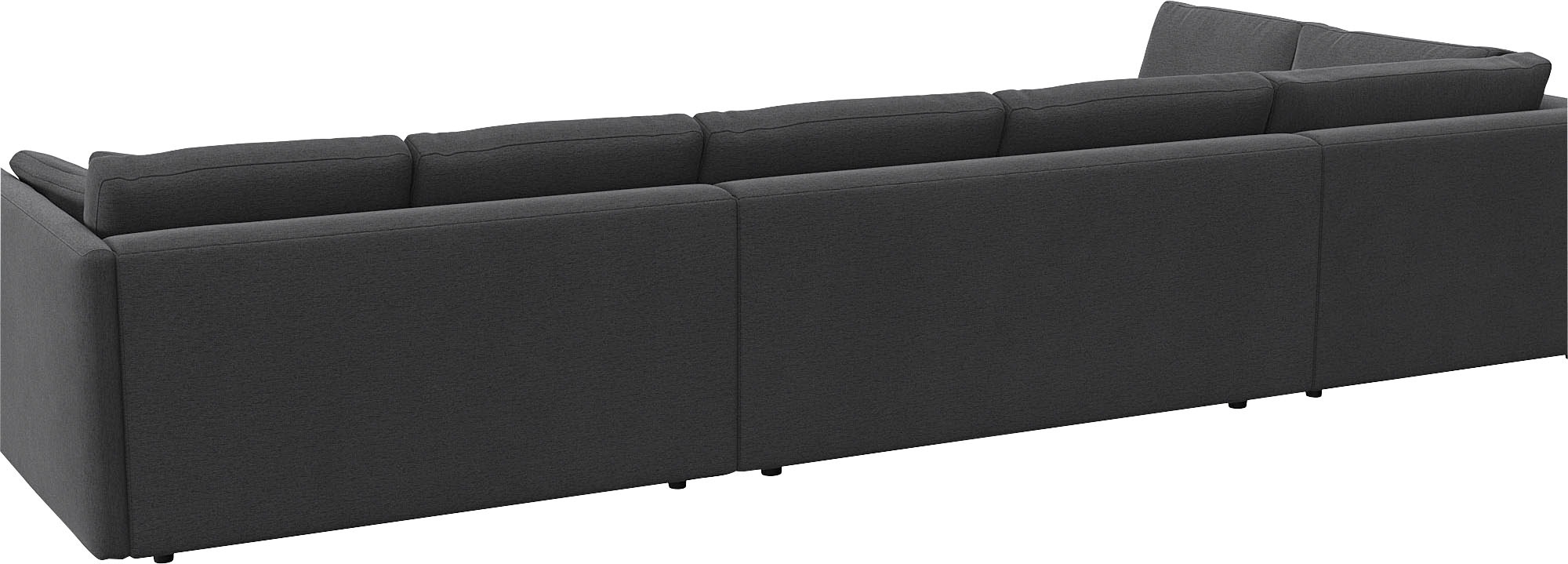 FLEXLUX Wohnlandschaft »Lovane, U-Form, bequem und komfortabel« Weich & anschmiegsam, große Sitztiefe auf Kaltschaum, Dekokissen inkl.