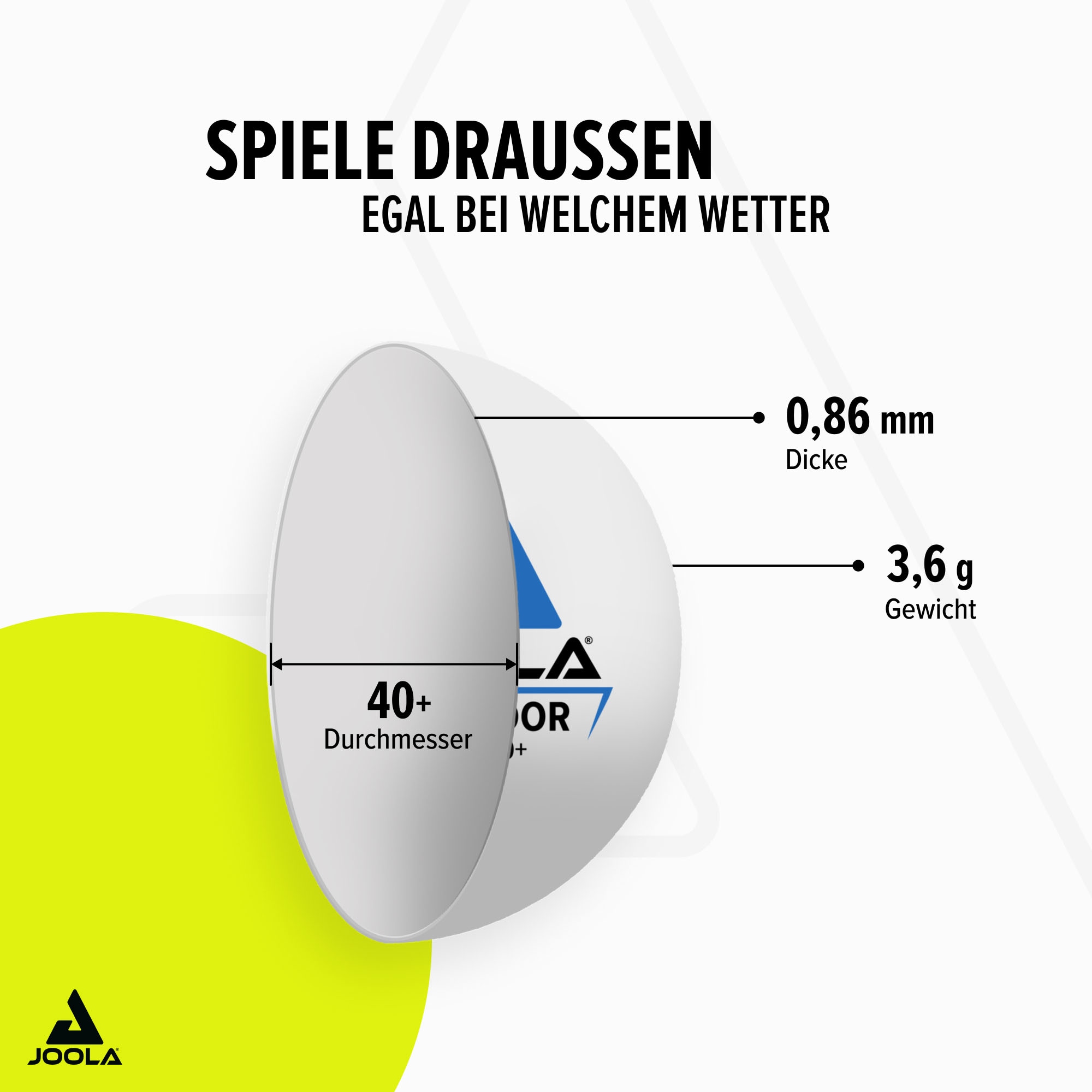 Joola Tischtennisball »Outdoor Ball«