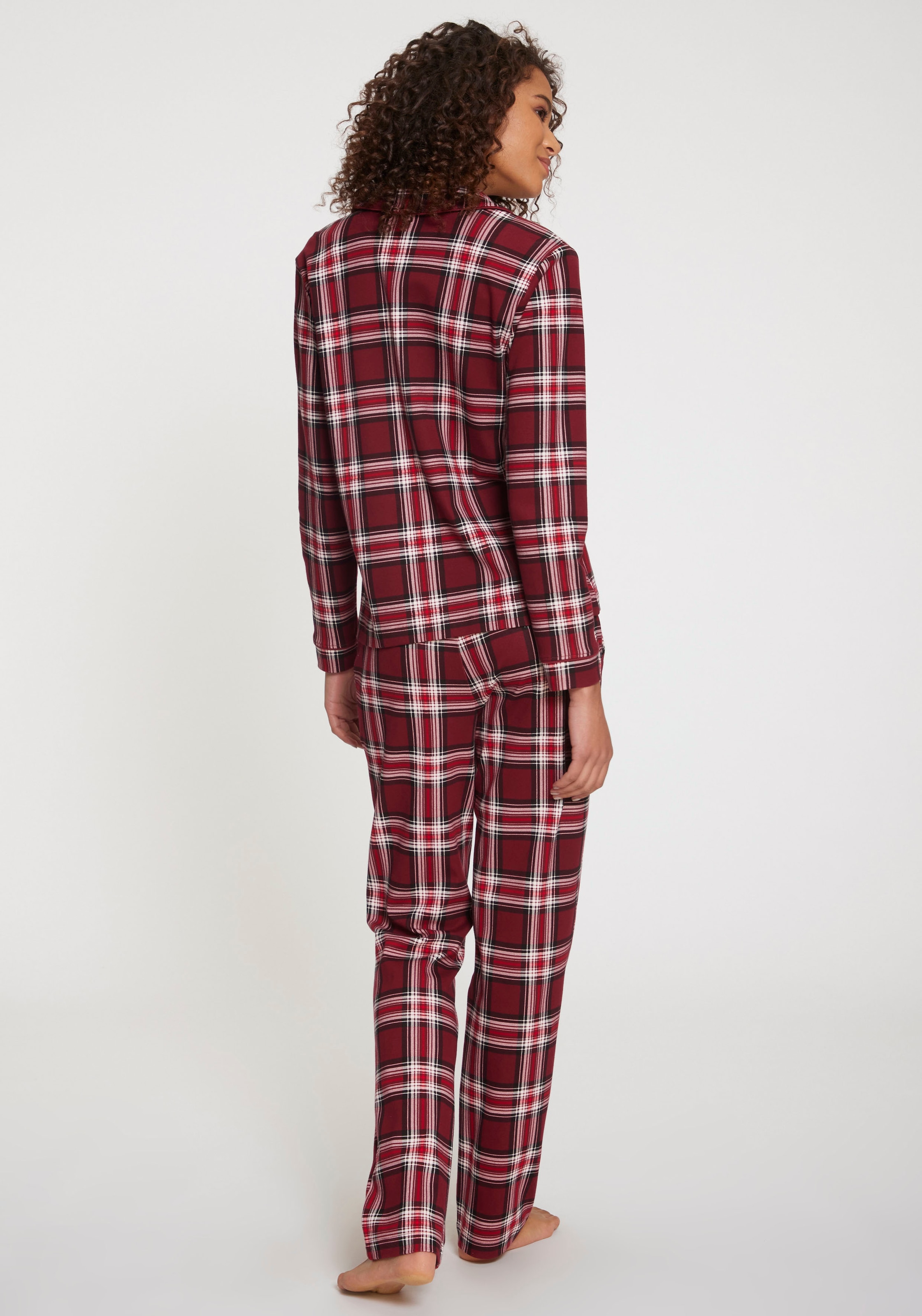 LASCANA Pyjama, (Set, 3-teilig), incl. Schlafmaske