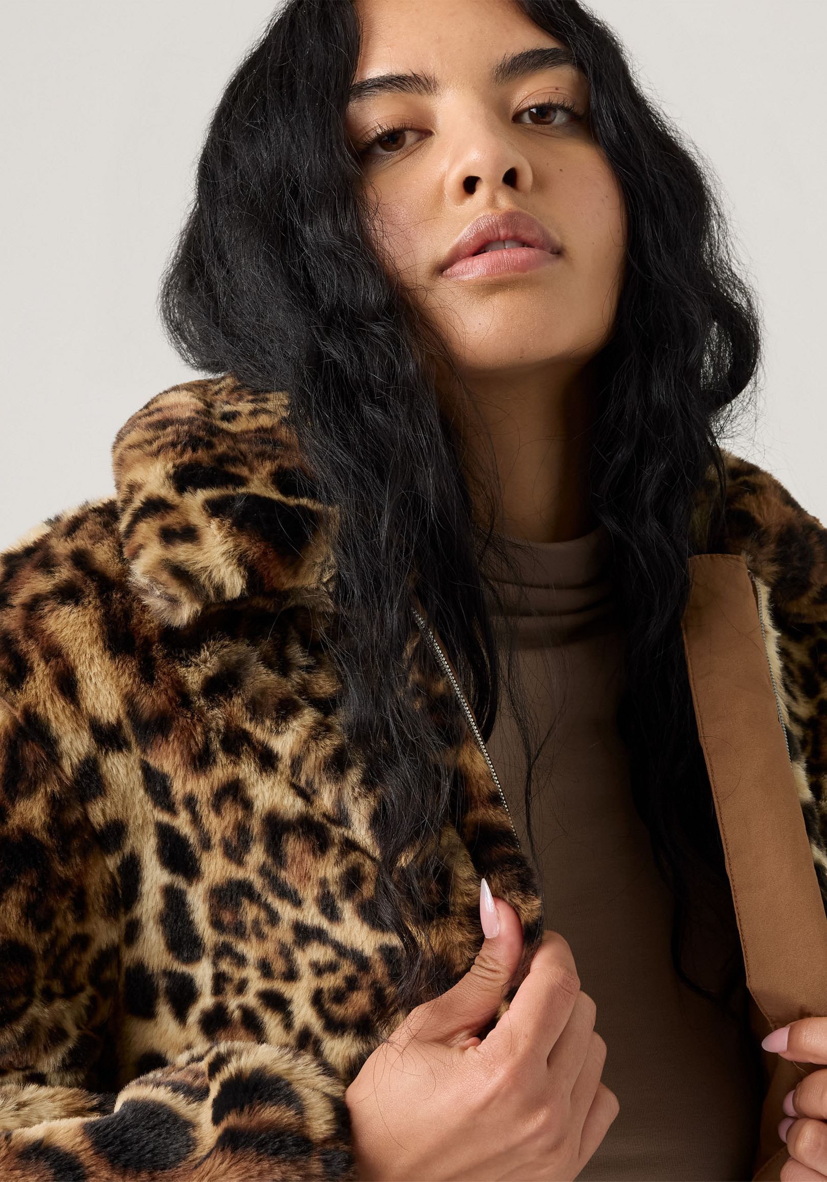 Levi's® Blouson »ELLE SHERPA LEOPA«, Animal- Look