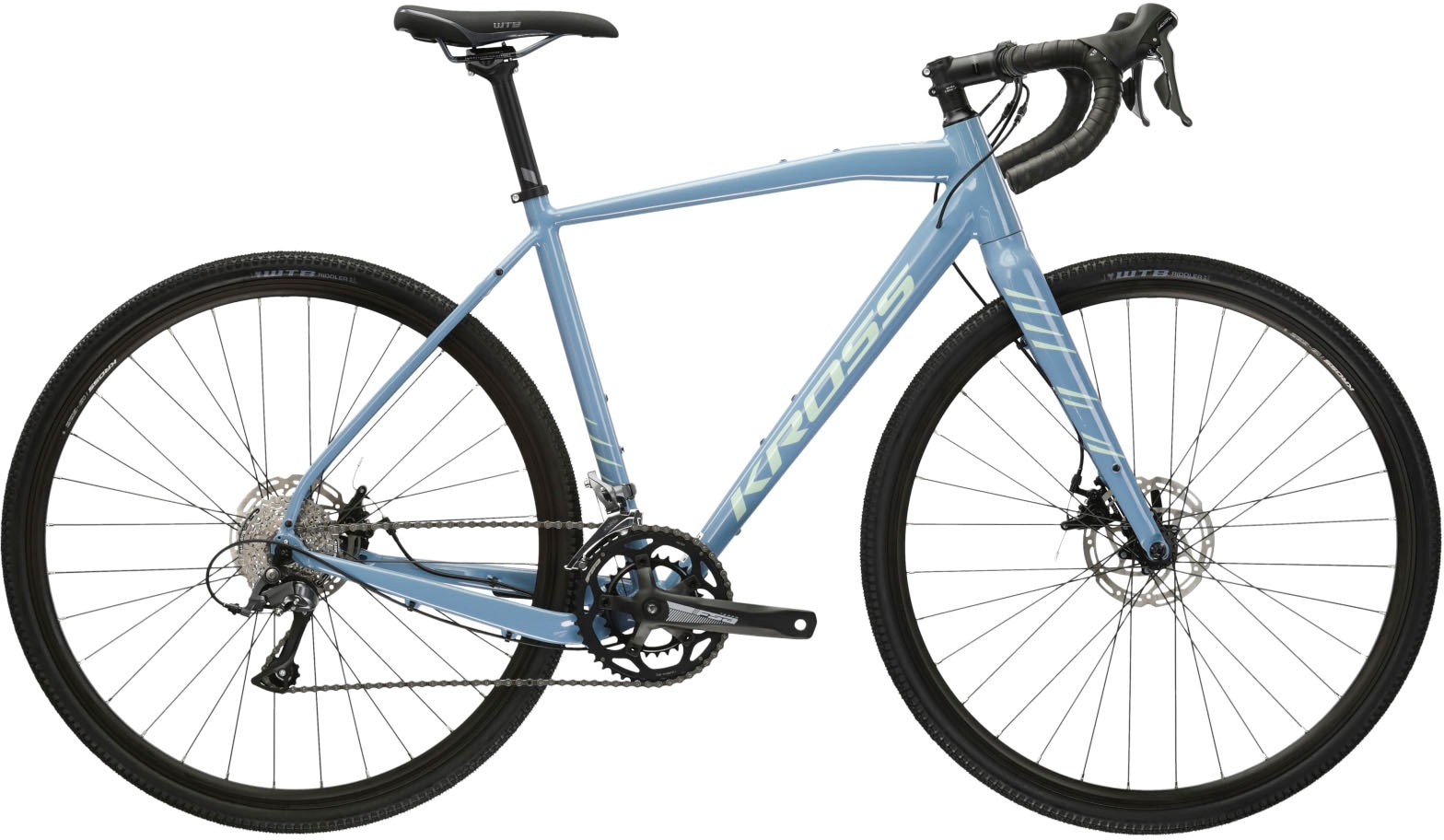 Kross Gravelbike »Gravelbike Esker 1.0« 16 Gang Kettenschaltung in blau, Größe 28 Zoll (71,12 cm) hinten: 28 Zoll (71,12 cm)