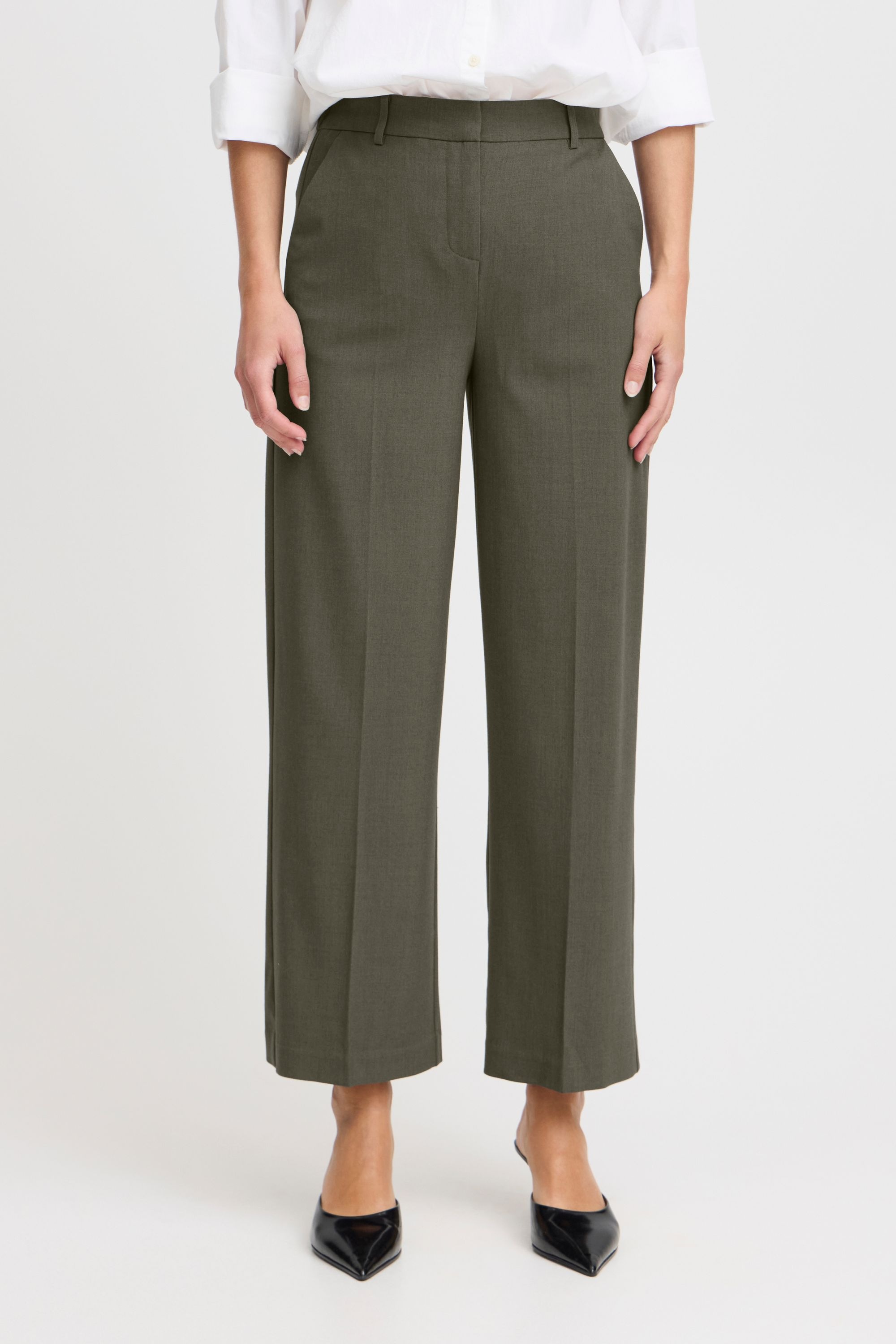 b.young Stoffhose »Stoffhose BYDANTA WIDE LEG PANTS 2 CROPPED«