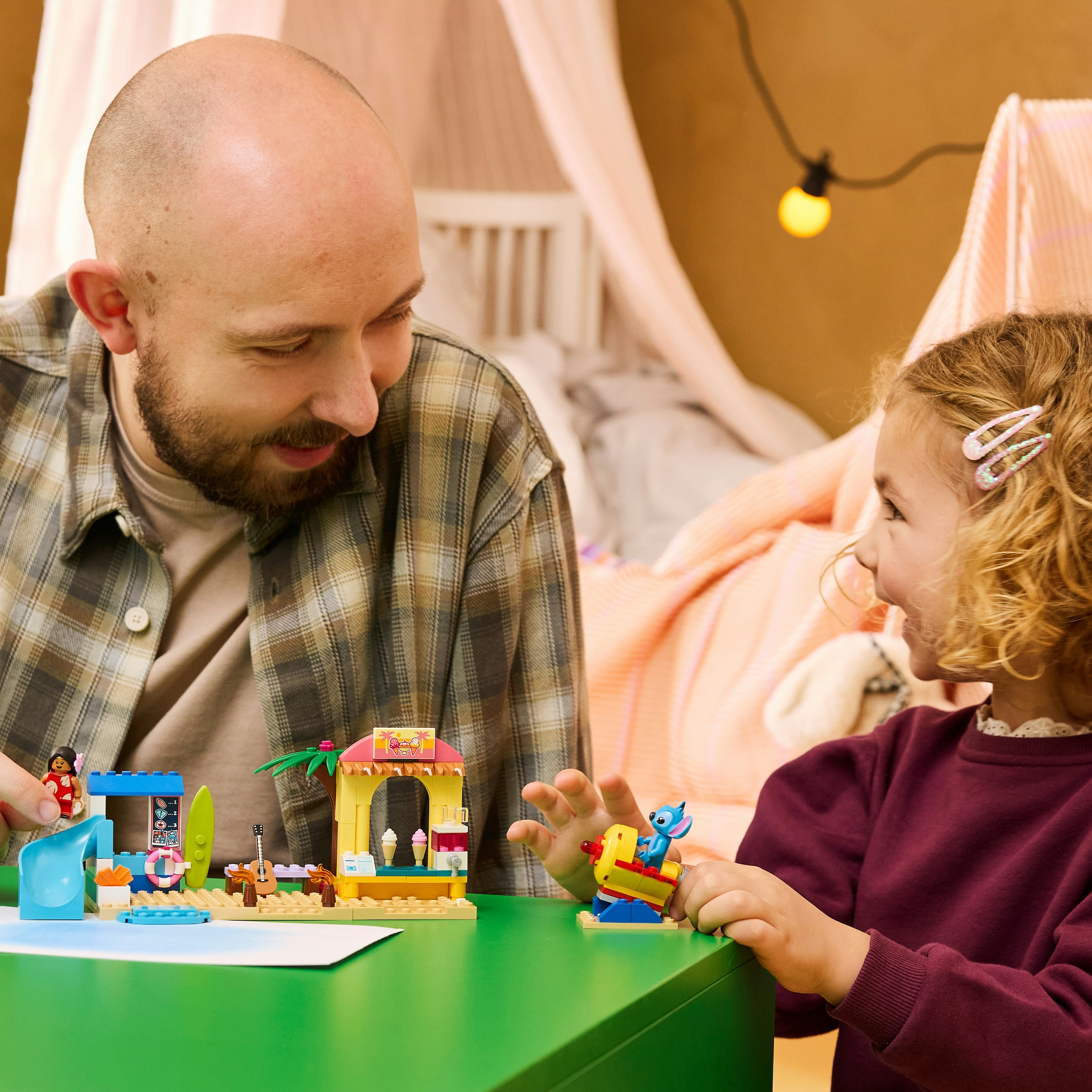 LEGO® Konstruktionsspielsteine »Spaß am Strand mit Lilo und Stitch (43280), LEGO Disney Classic« Made in Europe