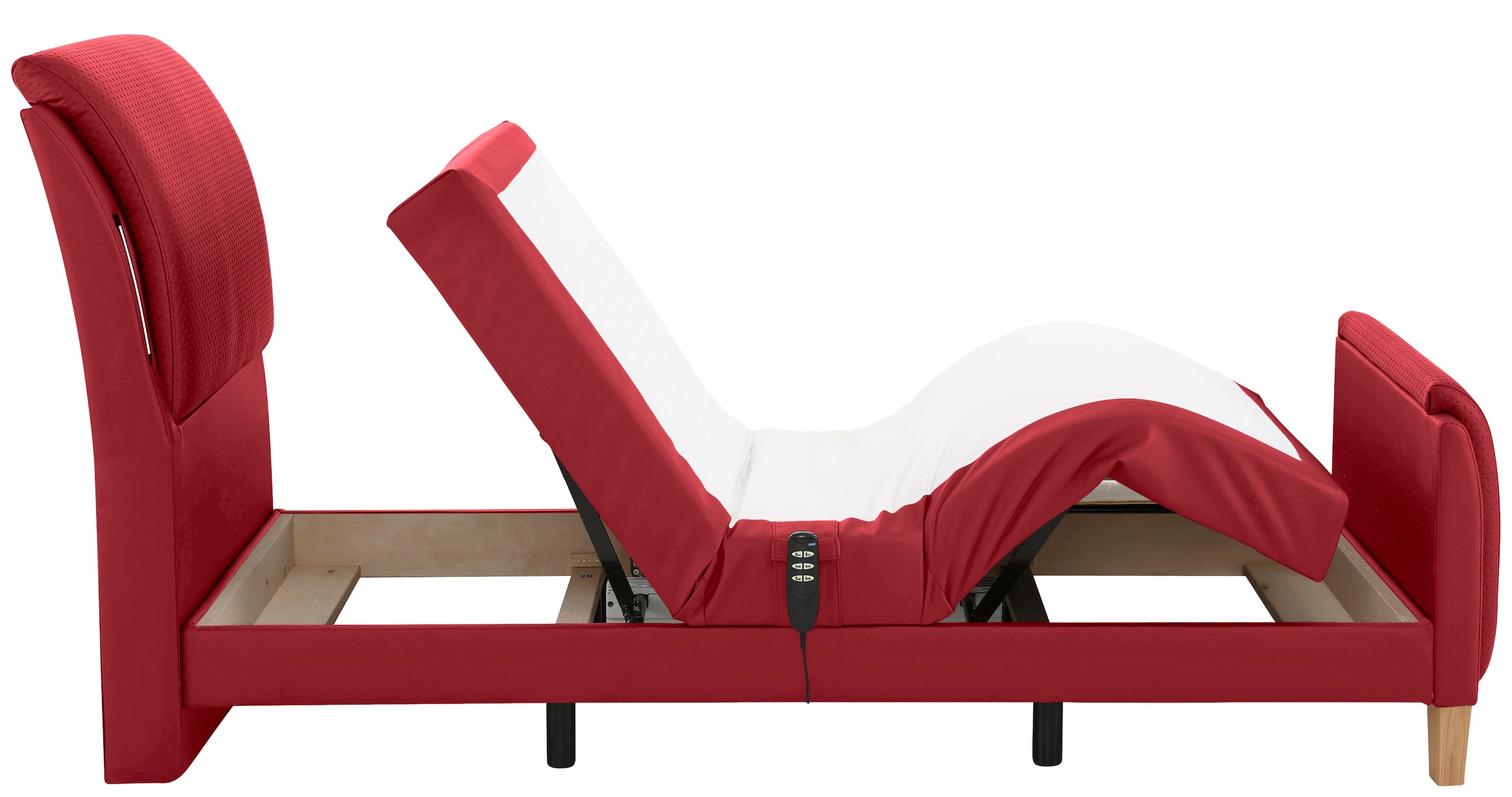 Home affaire Boxspringbett »Messina2« Liegekomfort elektrisch Verstellbar