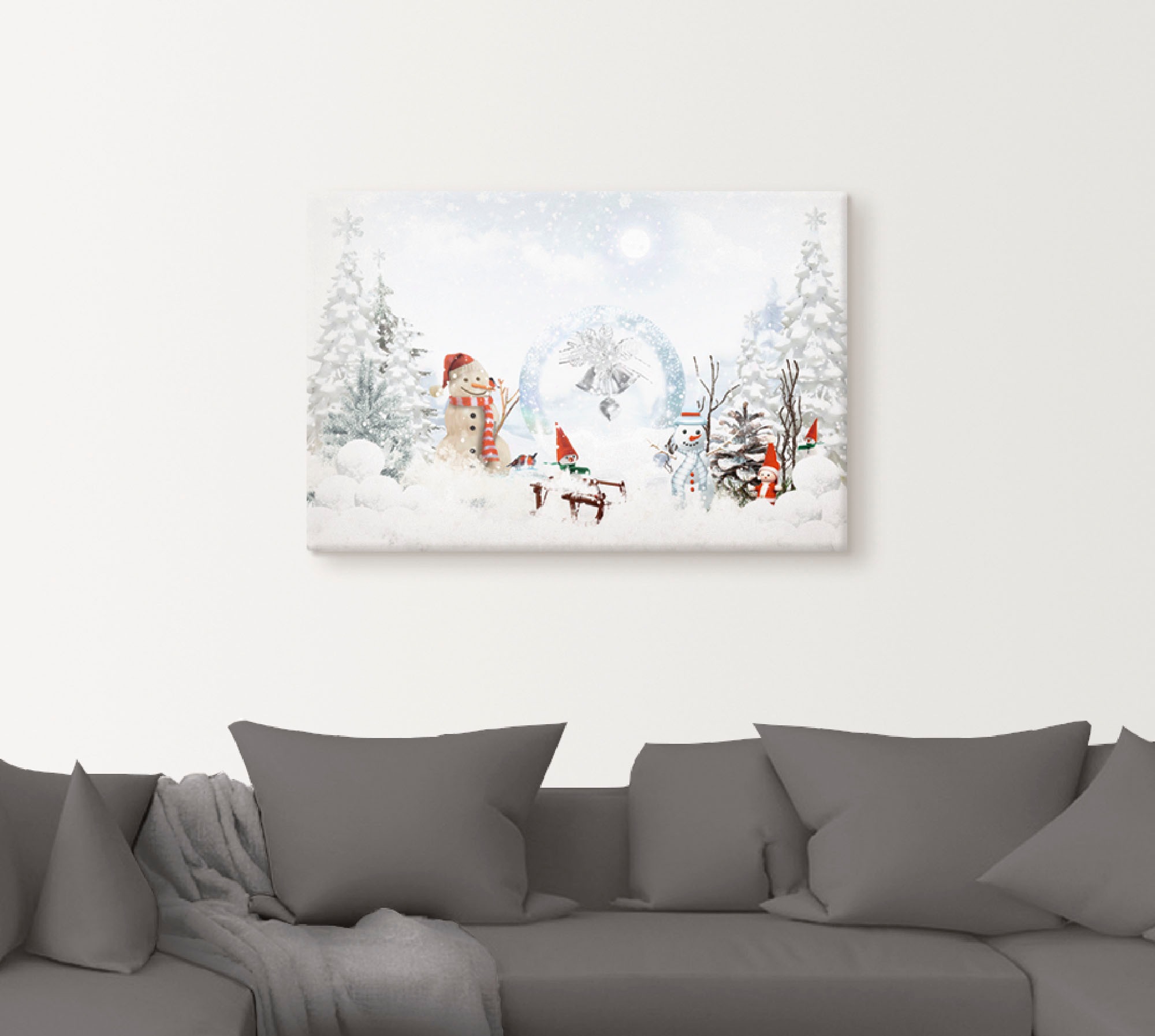 Artland Leinwandbild »Weihnachtsmärchen«, Weihnachten, (1 St.), auf Keilrahmen gespannt