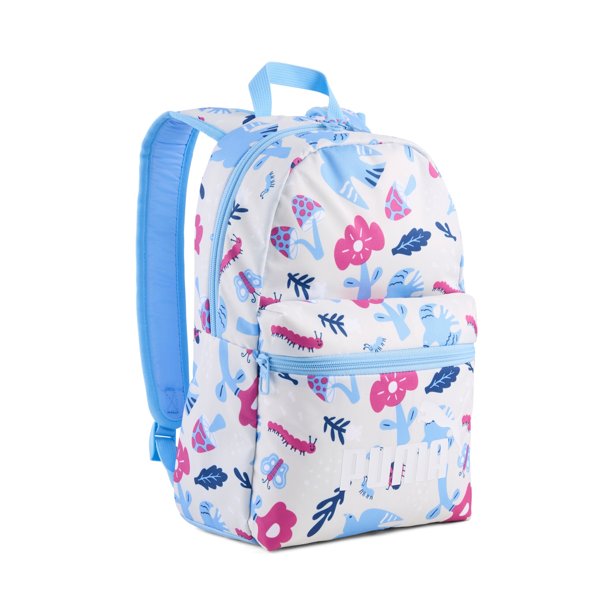 PUMA Rucksack »PHASE AOP SMALL BACKPACK« kompakter Rucksack, mit gepolsterten Schulterriemen