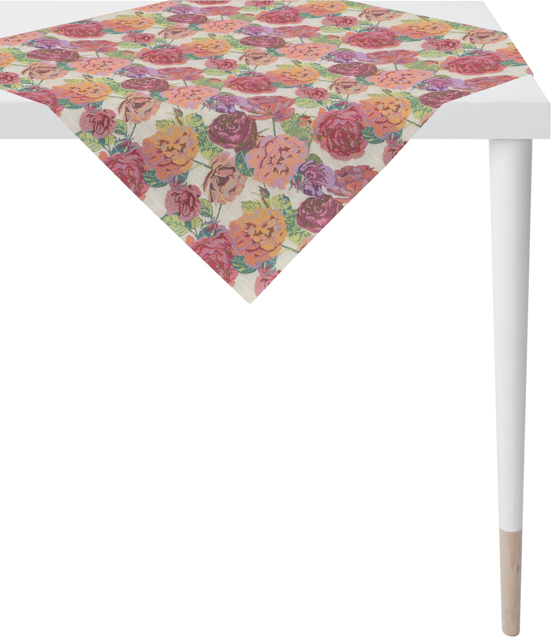APELT Mitteldecke »1553 Summergarden«, Gobelingewebe