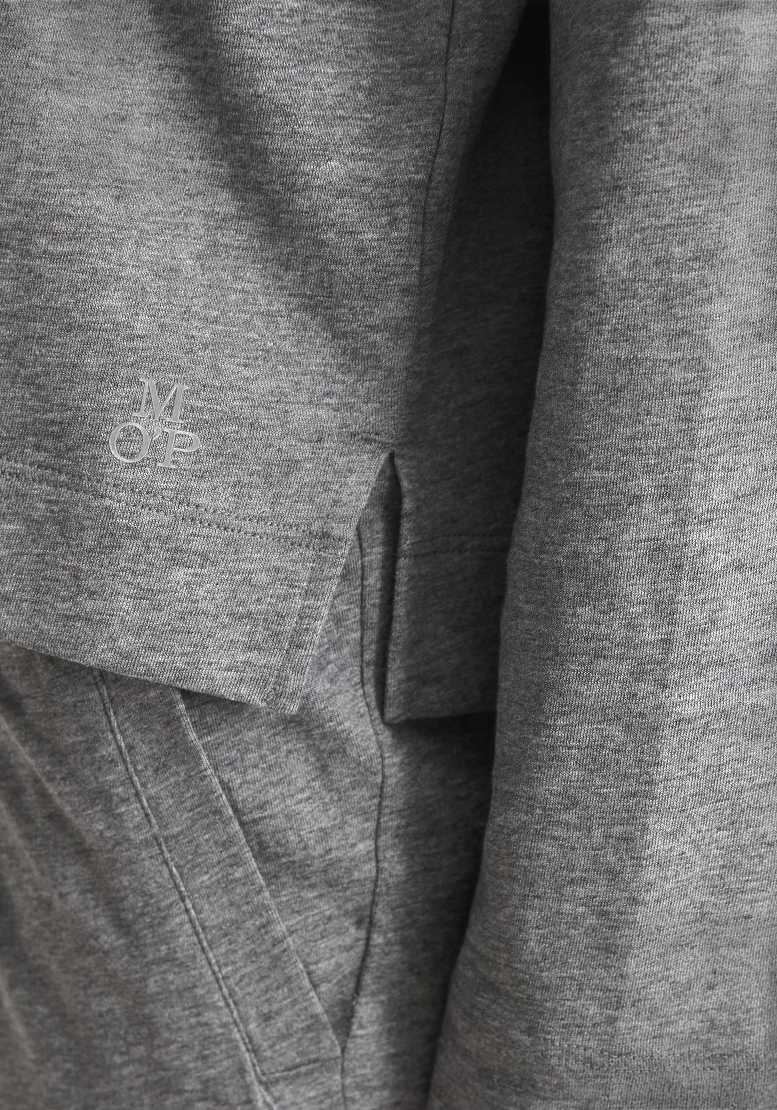 Marc O'Polo Pyjamaoberteil »Mix & Match Cotton-Woven«, mit Rundhalsausschnitt und geradem Saum mit seitlichen Schlitzen