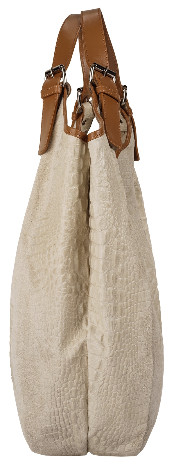 Samantha Look Shopper echt Leder, Made in Italy