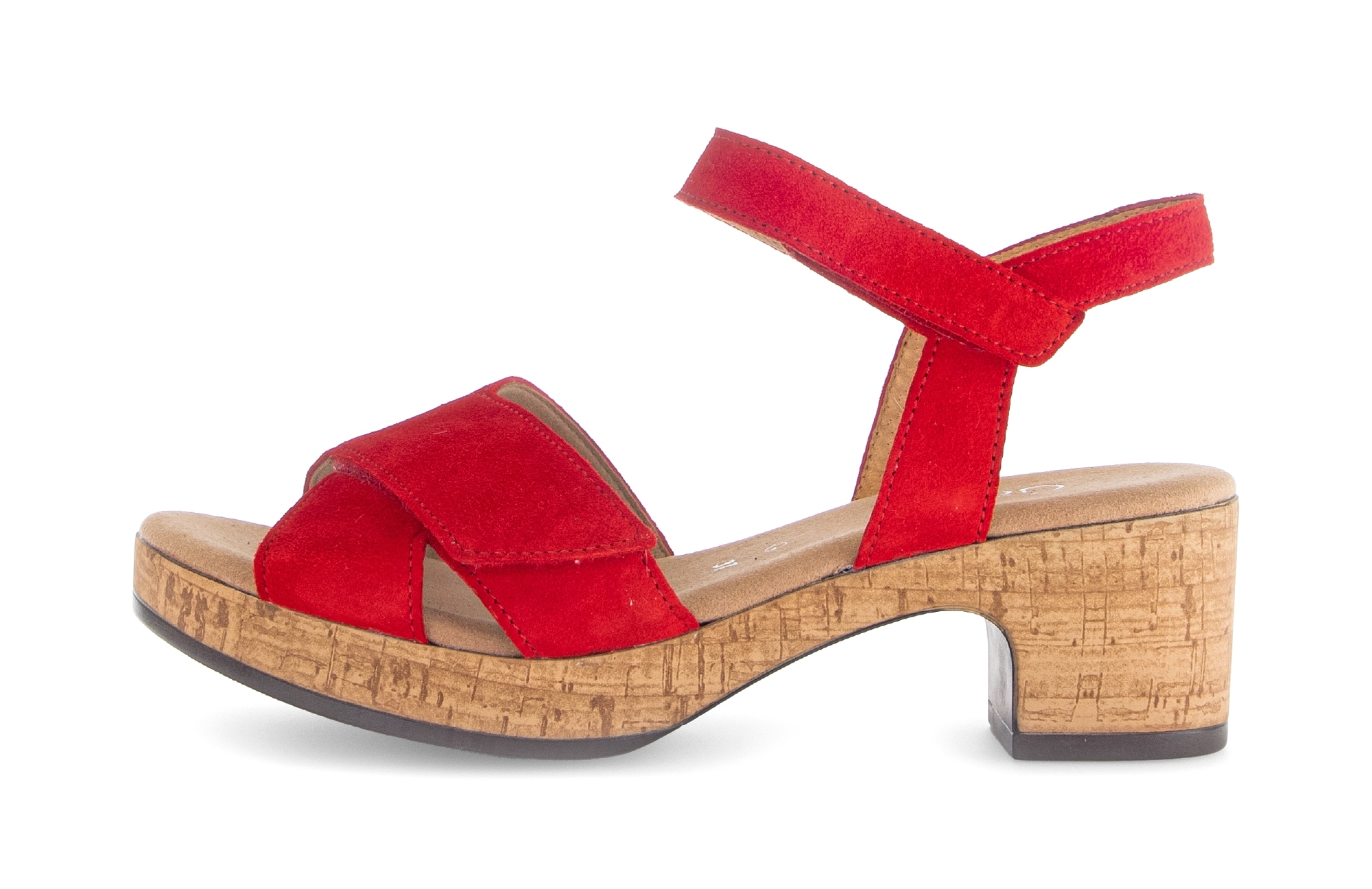 Gabor Sandalette »Kreta«  Blockabsatz, Plateau, Sommerschuh mit zwei Klettverschlüssen, G-Weite