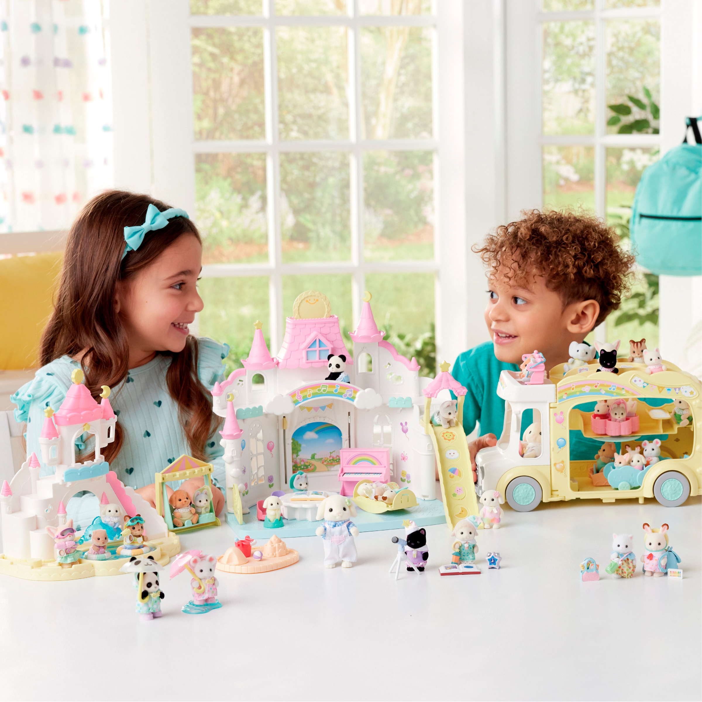 Sylvanian Families Spielwelt »Erlebniskindergarten Freunde “Übernachtungsparty” (5750)«