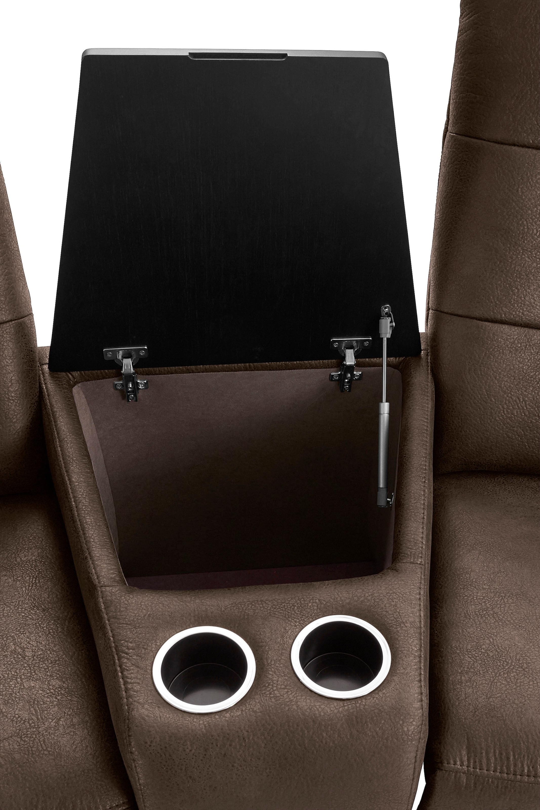 exxpo - sofa fashion 2-Sitzer »Tivoli, Kinosofa mit Relaxfunktion, mit Ablagetisch und Stauraum«, bequem und komfortabel