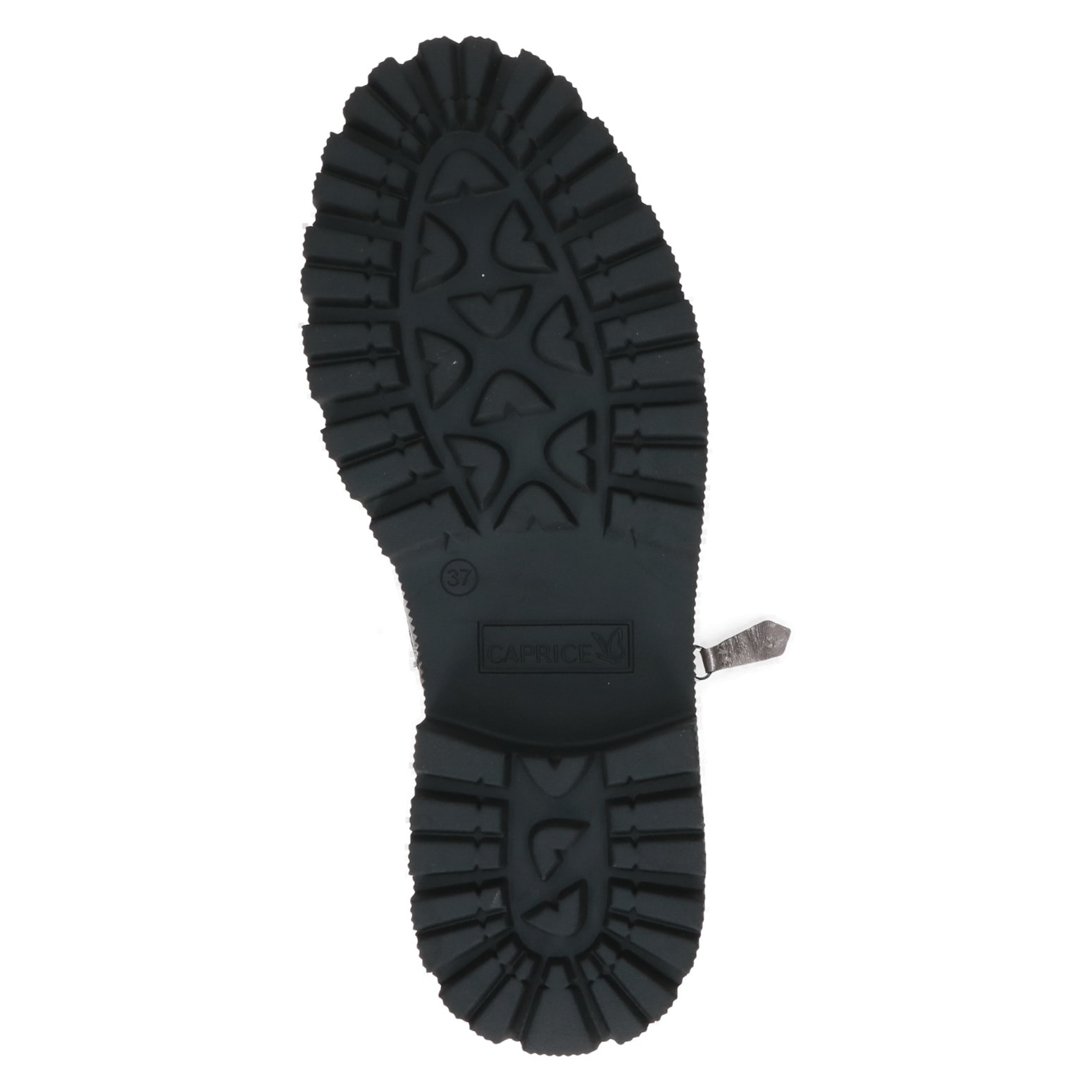 Caprice Schnürboots  , Blockabsatz, Plateau, Schnürstiefelette mit Zierreißverschluss außen