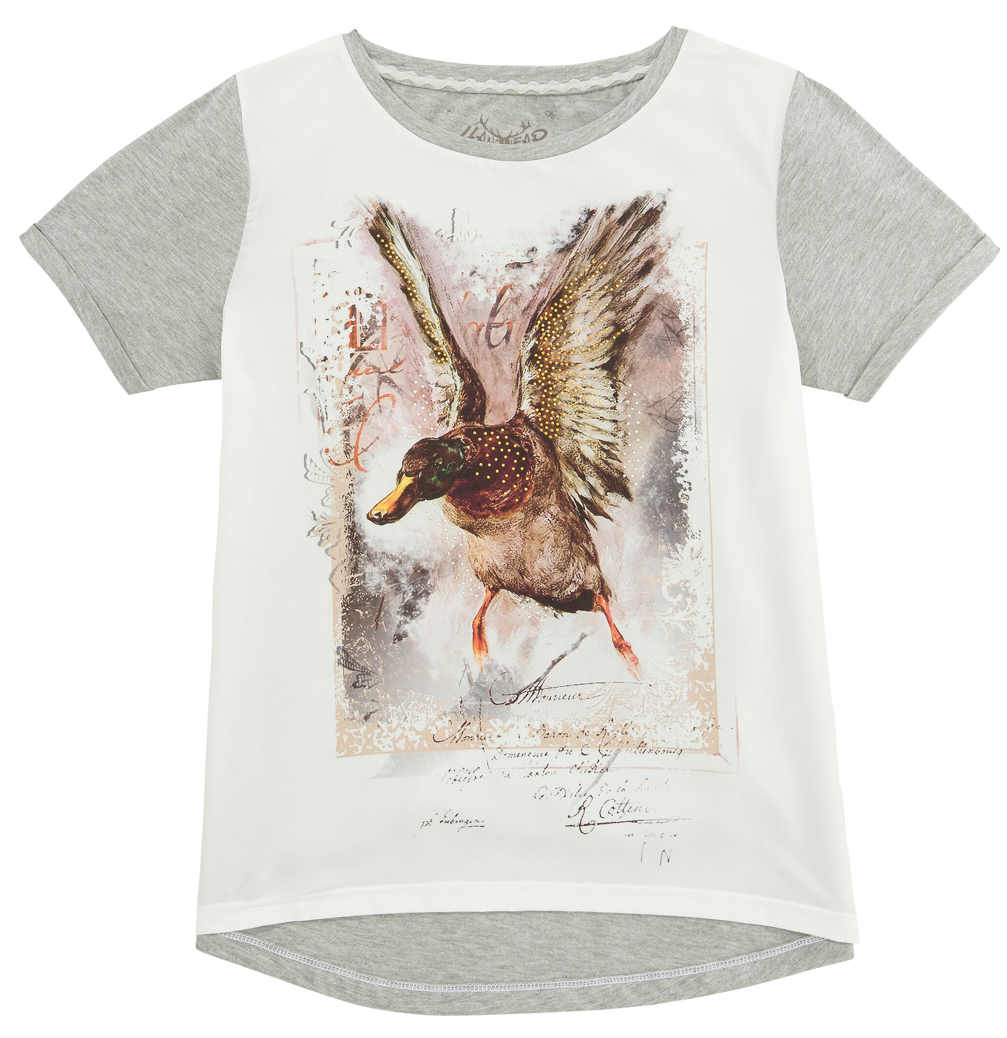 Hangowear Trachtenshirt, mit Glitzersteinen