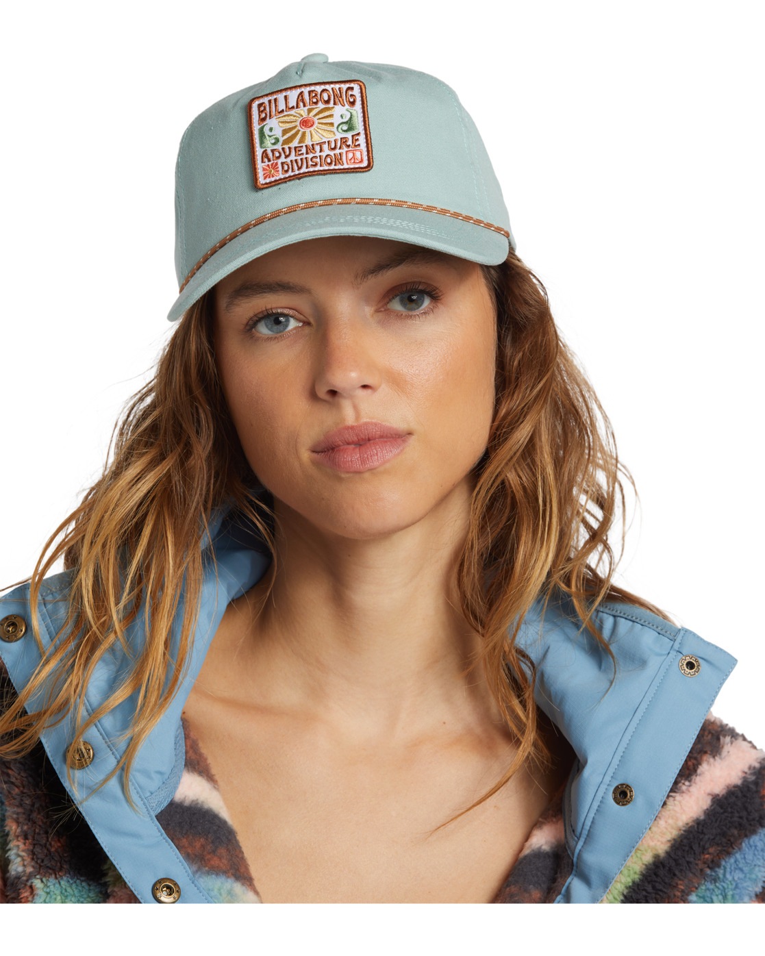 Billabong Fitted Cap »A/DIV« in blau, Größe Einheitsgröße