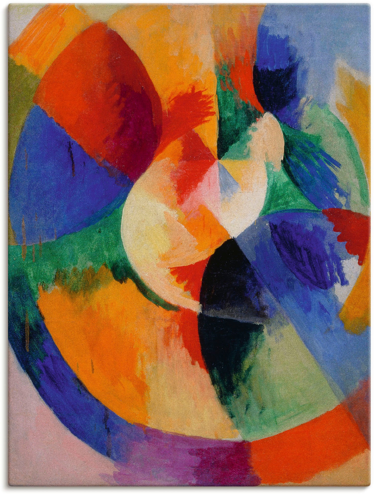 Artland Leinwandbild »Kreisformen, Sonne 1912/13«, Muster, (1 St.), auf Keilrahmen gespannt