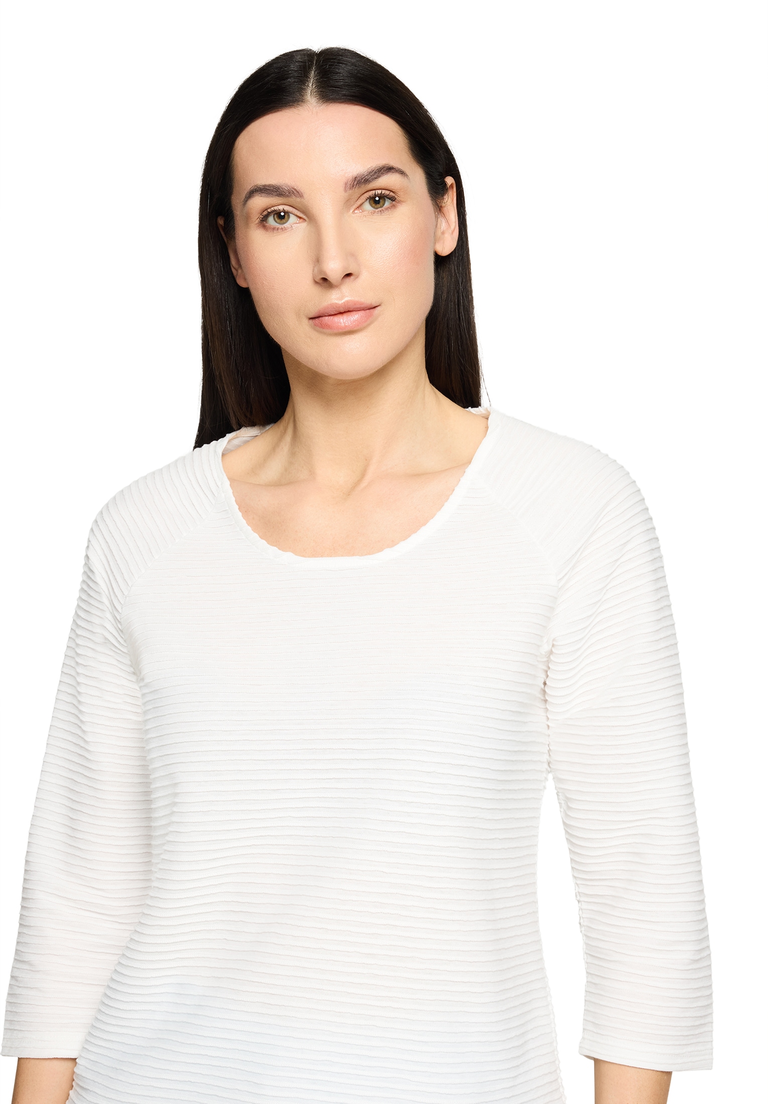 Betty Barclay Rundhalsshirt »Casual-Shirt mit Rippenstruktur«