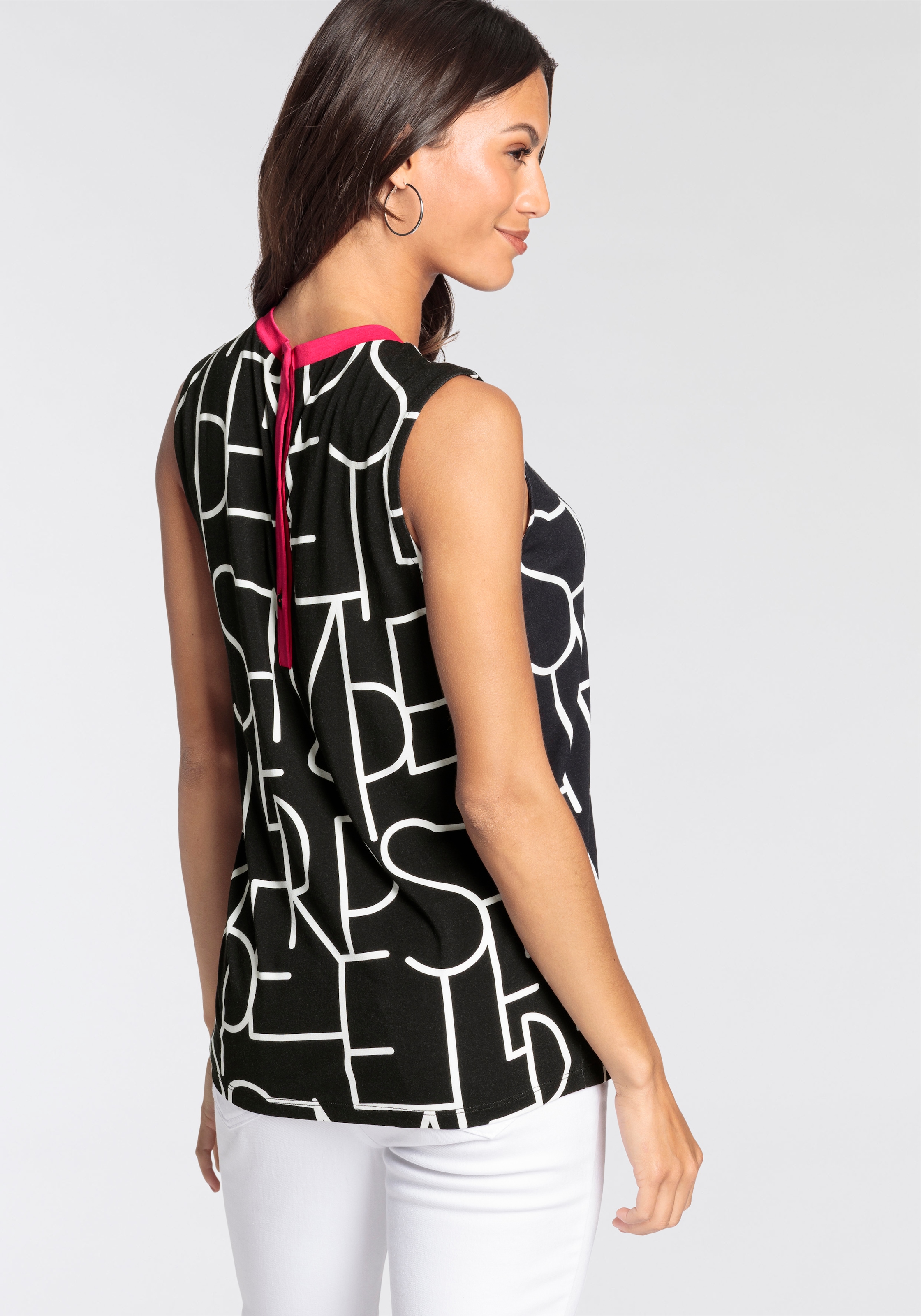 Laura Scott Shirttop, mit modernen Print