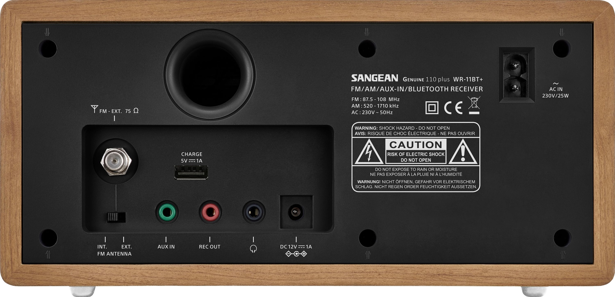 Sangean Radio »Genuine 110 Plus«, (Bluetooth AM-Tuner-FM-Tuner)