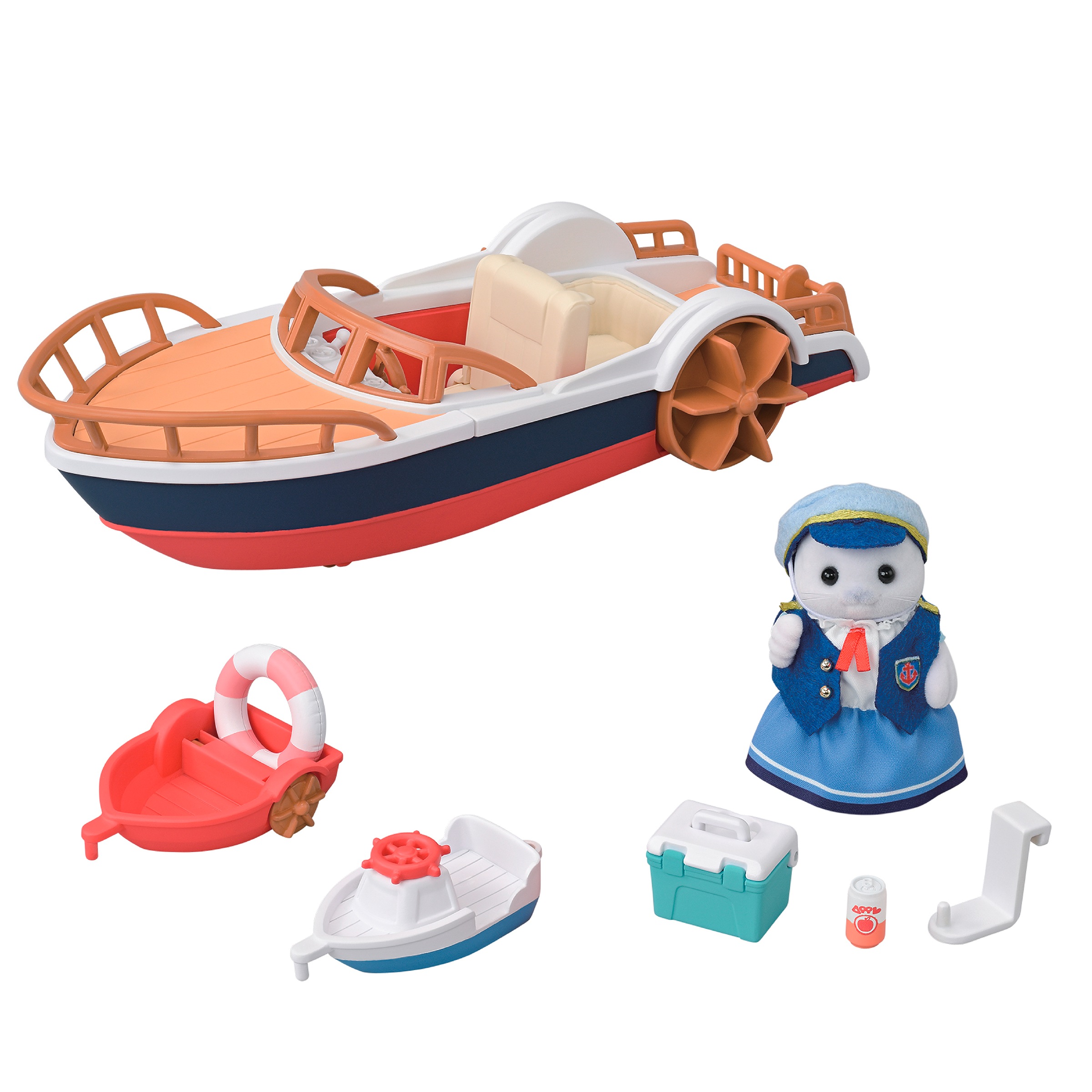 Sylvanian Families Spielzeug-Boot »Ausflugsboot mit Robbe«