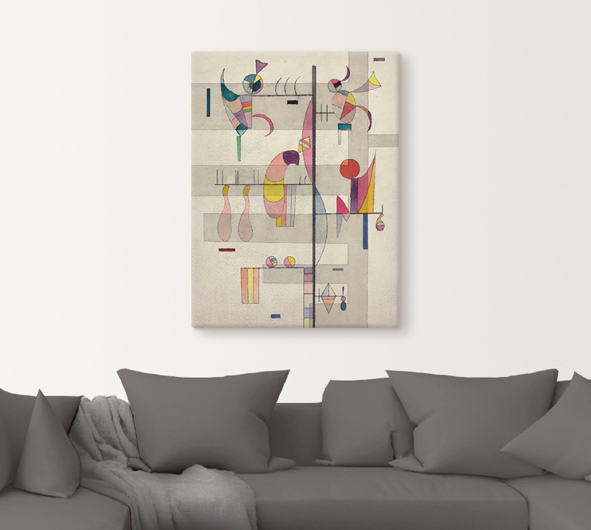 Artland Leinwandbild »Verteilung. 1934«, Muster, (1 St.), auf Keilrahmen gespannt