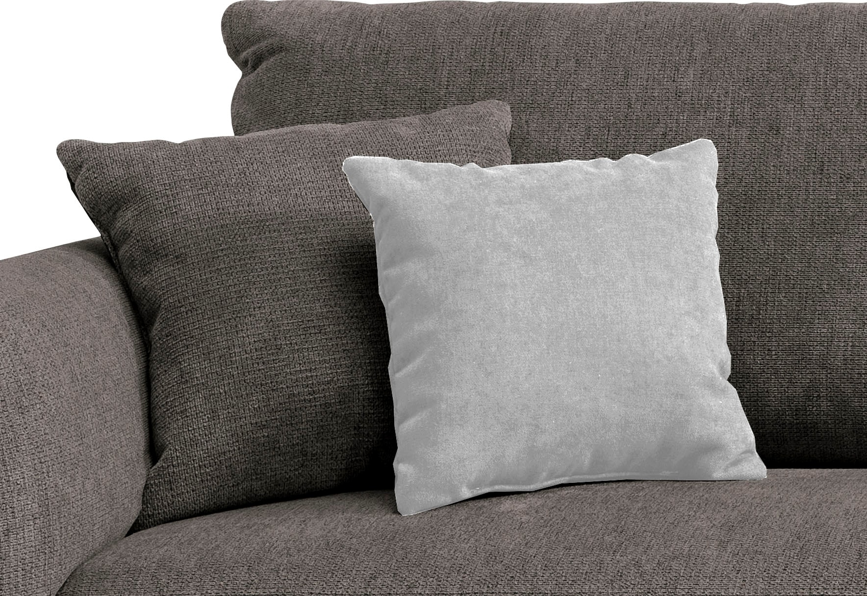 INOSIGN Ecksofa »Amarena L-Form«, inklusive Armlehnenverstellfunktion, 4x Zierkissen gratis