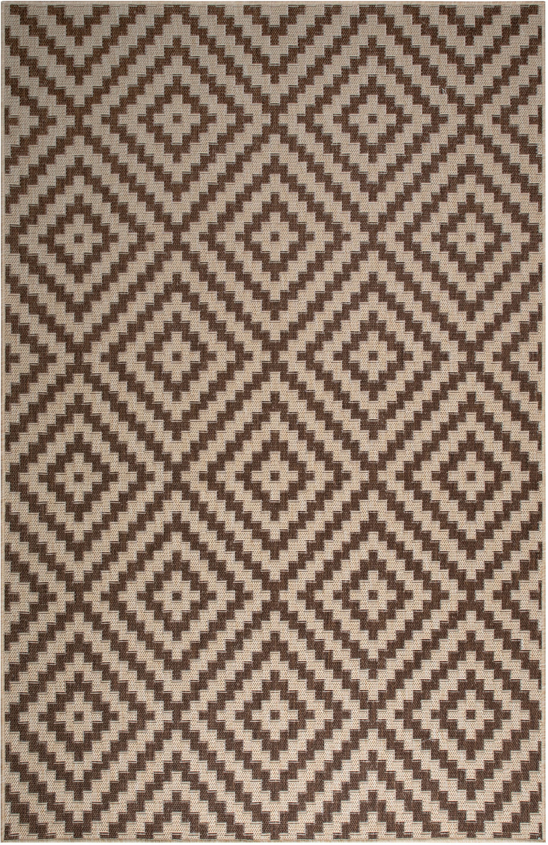 OTTO home Teppich »Cordoba auch als Läufer erhältlich« rechteckig 3 mm Höhe In- und Outdoor geeignet, Sisal-Optik, Wetterfest & UV-beständig, Boho