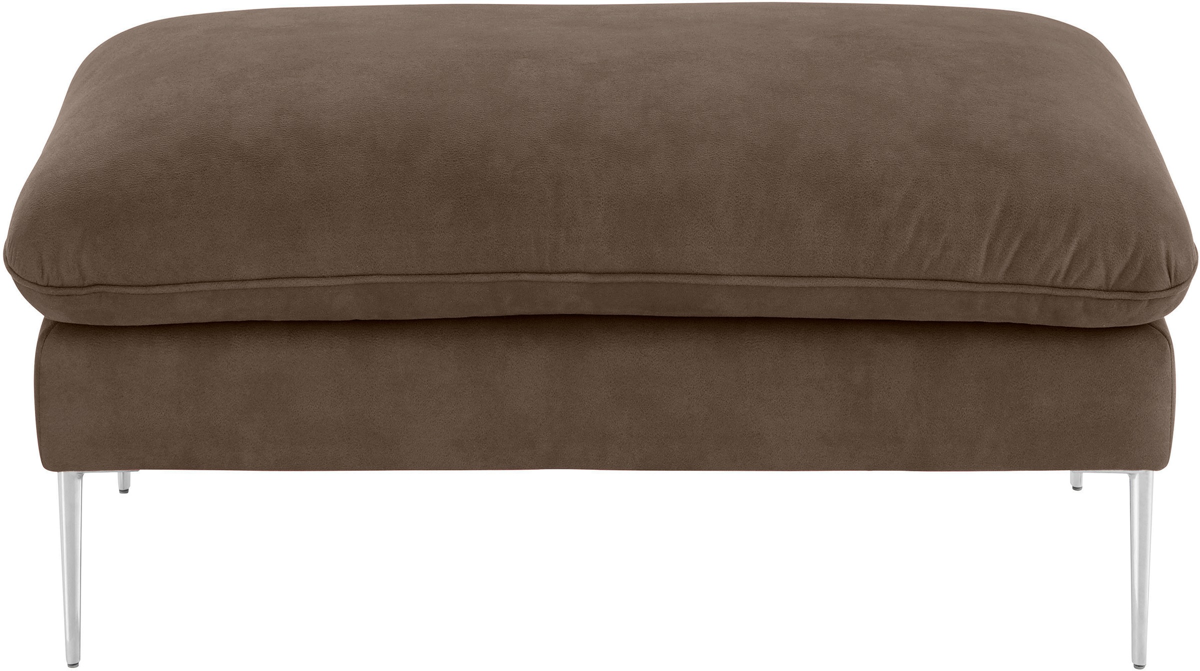 W.SCHILLIG Hocker »enjoy&MORE«, Füße Chrom glänzend, Breite 106 cm