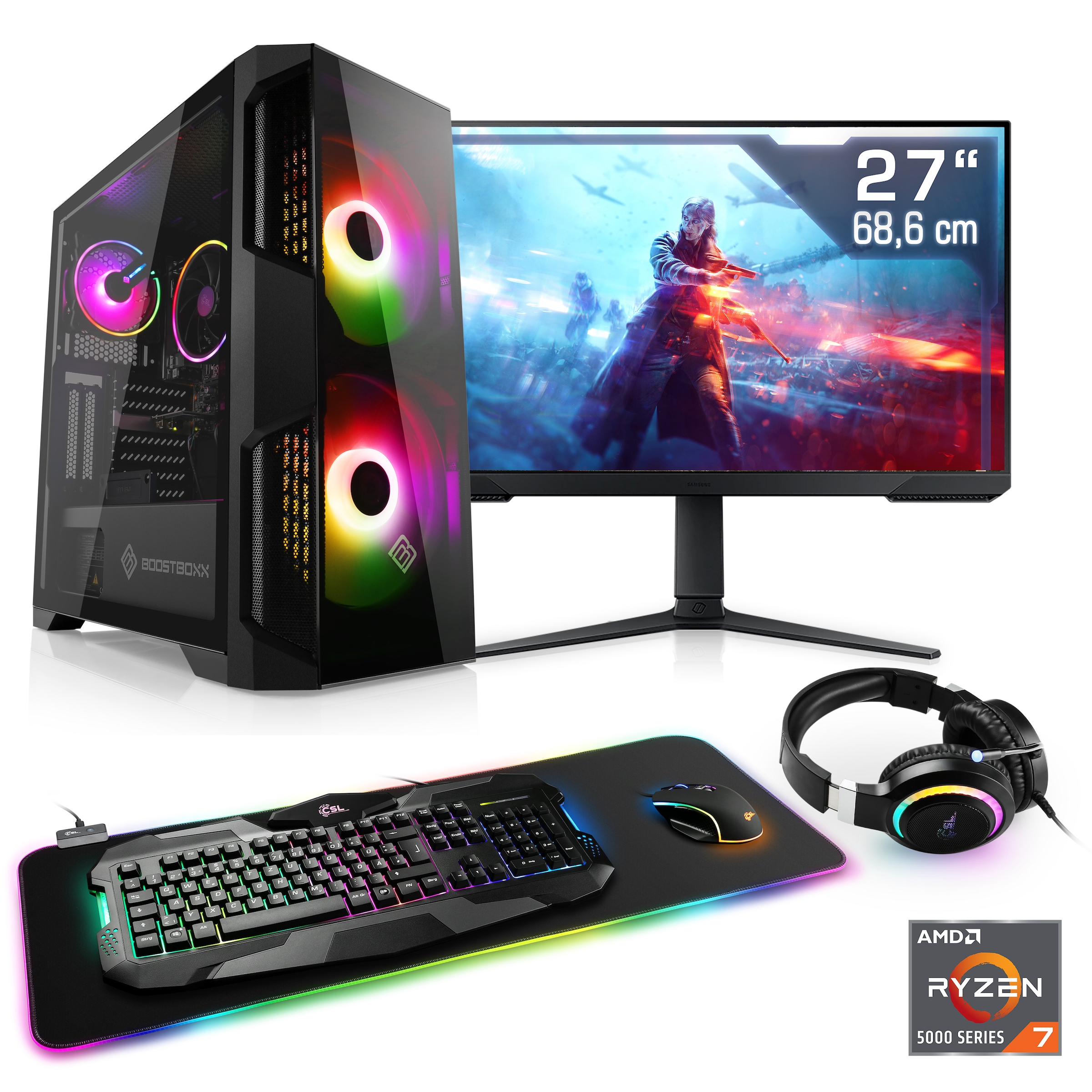 CSL Gaming-PC-Komplettsystem »RGB Edition V28719« online OTTO jetzt bei