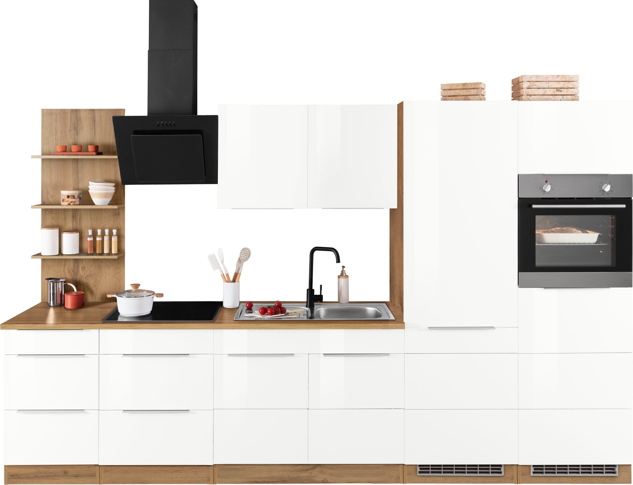 HELD MÖBEL Küchenzeile »Brindisi«, ohne Geräte, Breite 330 cm kaufen im  OTTO Online Shop