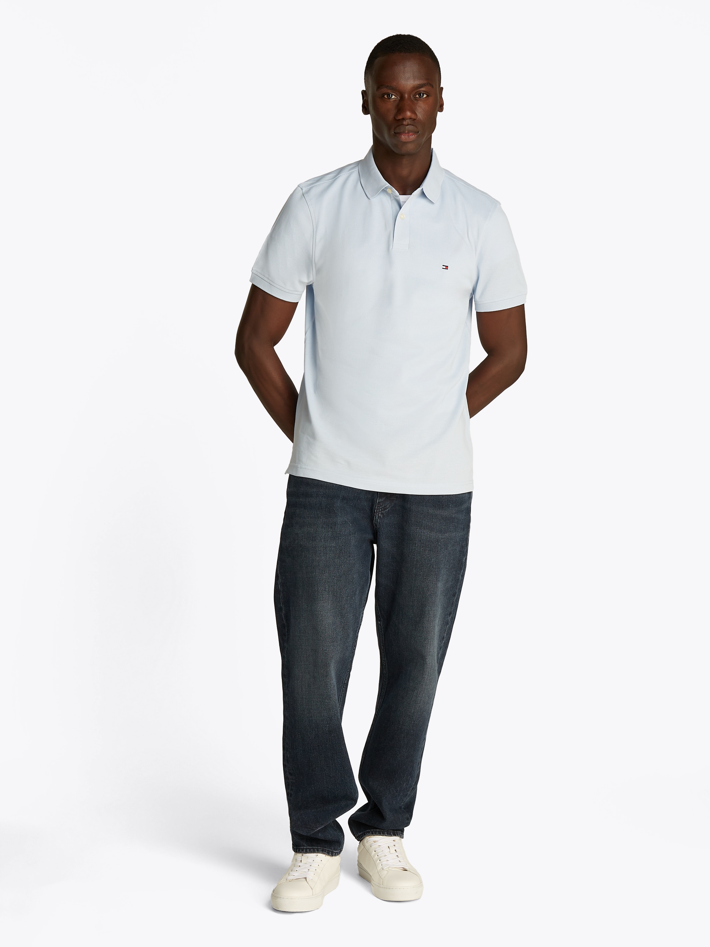 Tommy Hilfiger Poloshirt »1985 REGULAR POLO«, mit Tommy Hilfiger Kontraststreifen innen am Kragen