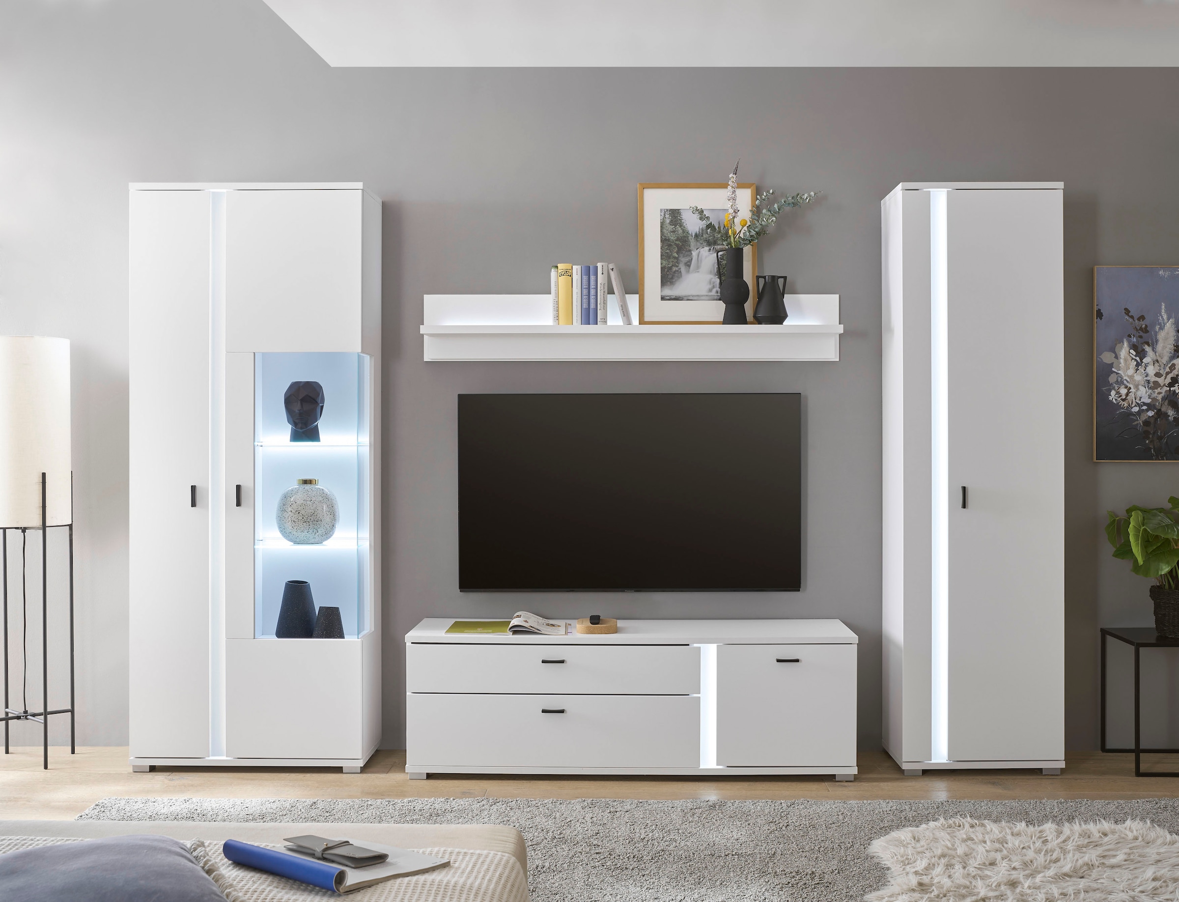 Home affaire Wohnwand »LONG ISLAND« Set, 4 Stk. tlg.